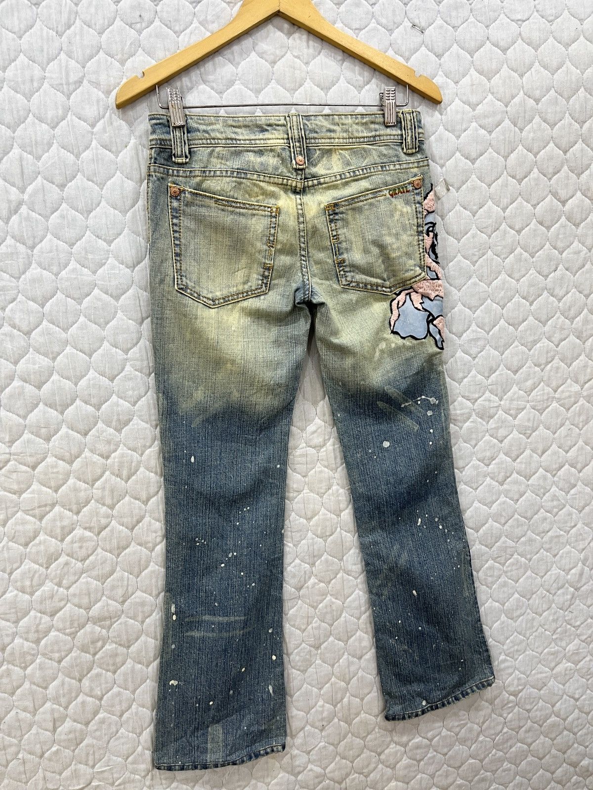 Seditionaries (Aaa). GRAIL SKULLS EMBROIDERY HYPE BOOTCUT DENIM Size 30" / US 8 / IT 44 - 7 Thumbnail