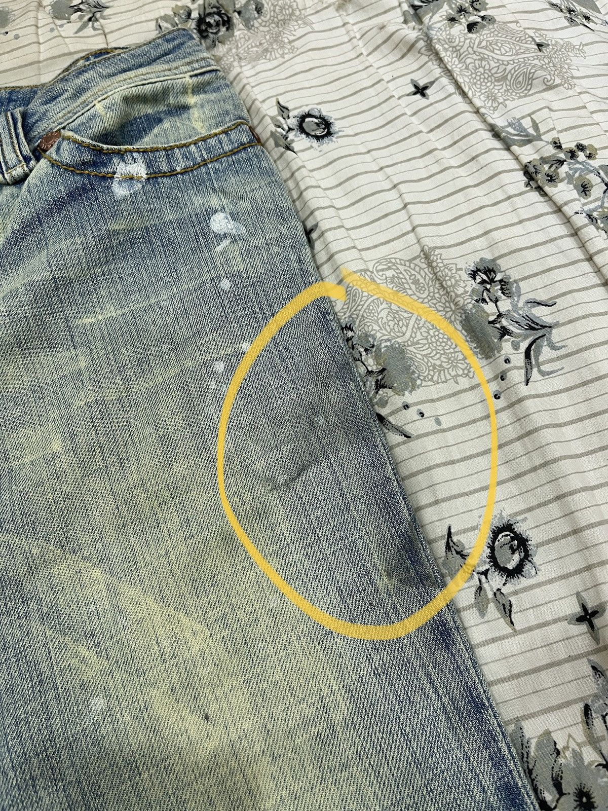 Seditionaries (Aaa). GRAIL SKULLS EMBROIDERY HYPE BOOTCUT DENIM Size 30" / US 8 / IT 44 - 15 Thumbnail
