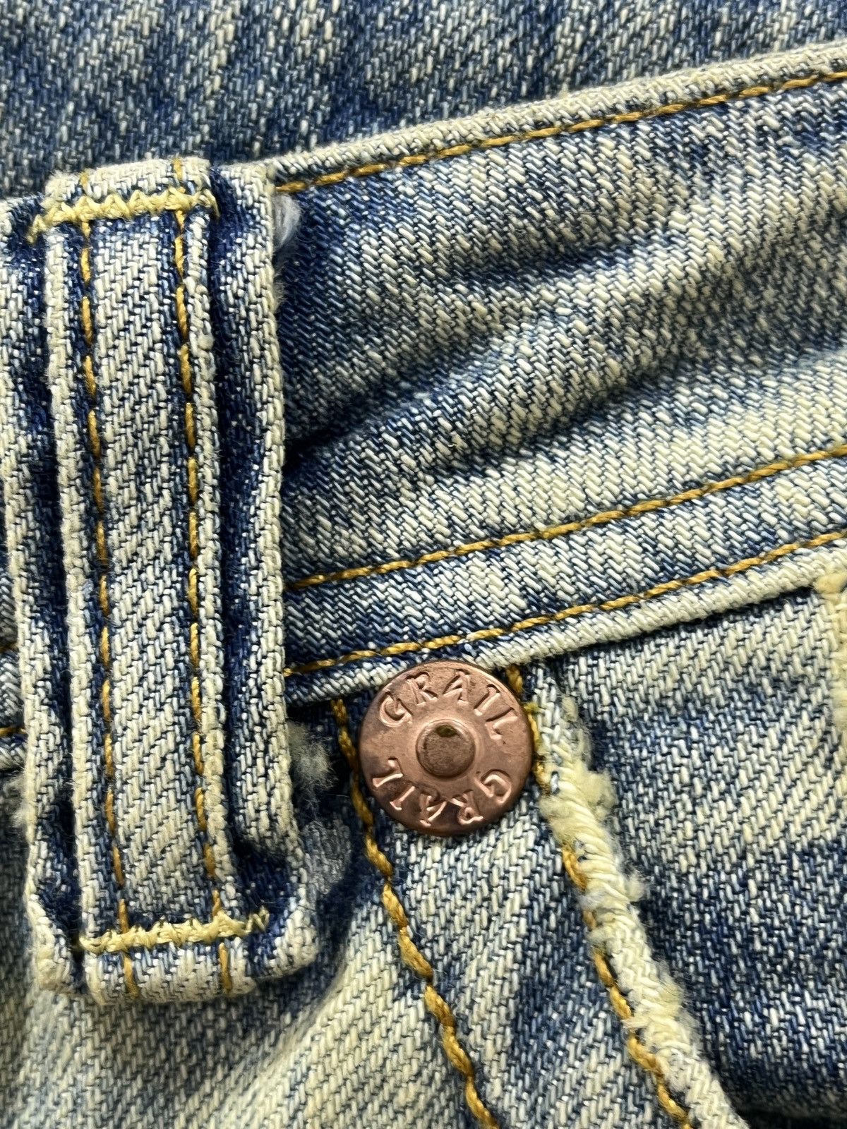 Seditionaries (Aaa). GRAIL SKULLS EMBROIDERY HYPE BOOTCUT DENIM Size 30" / US 8 / IT 44 - 9 Thumbnail