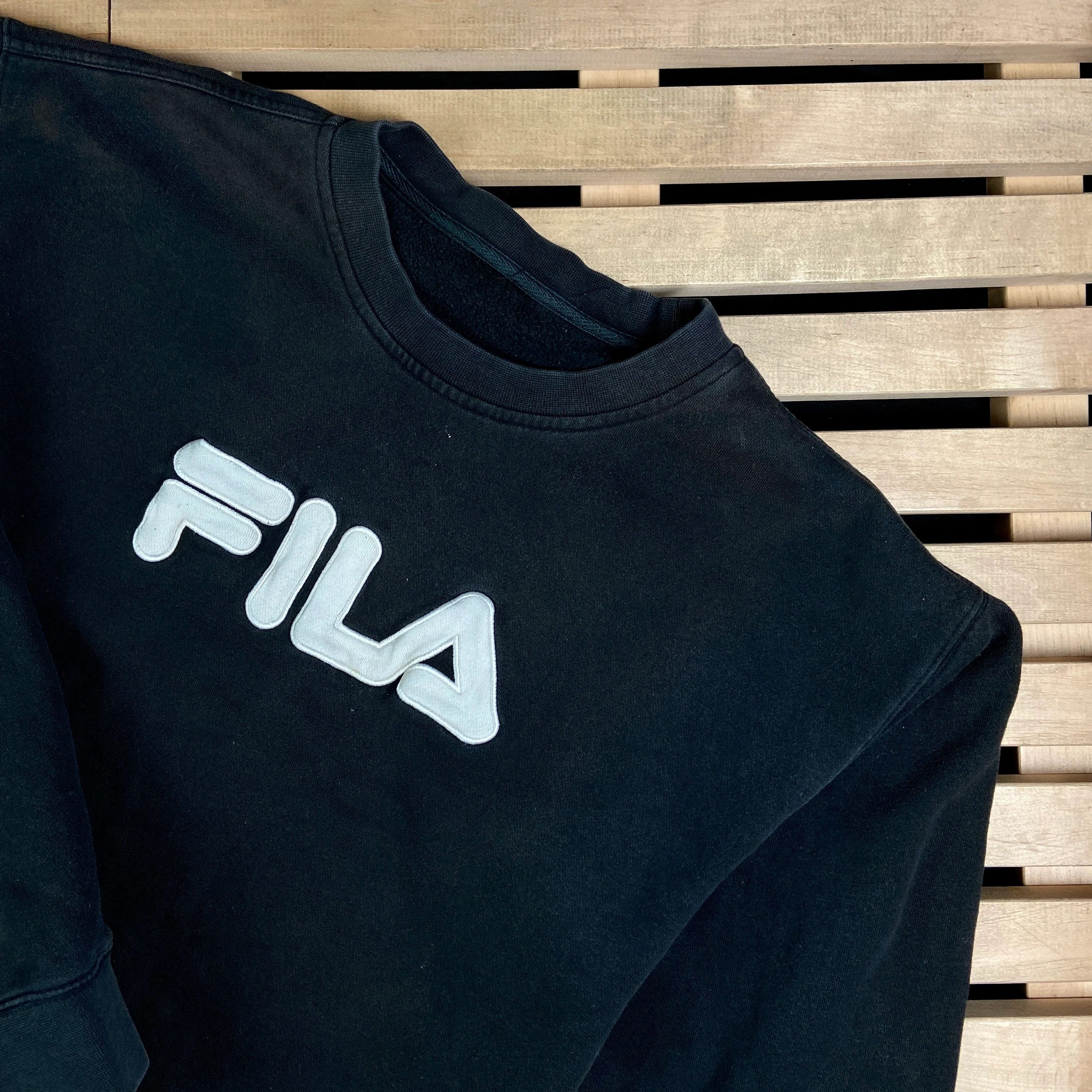 Fila × Vintage Mens Sweatshirt Fila Vintage Big Logo Size L Size US L / EU 52-54 / 3 - 2 Thumbnail