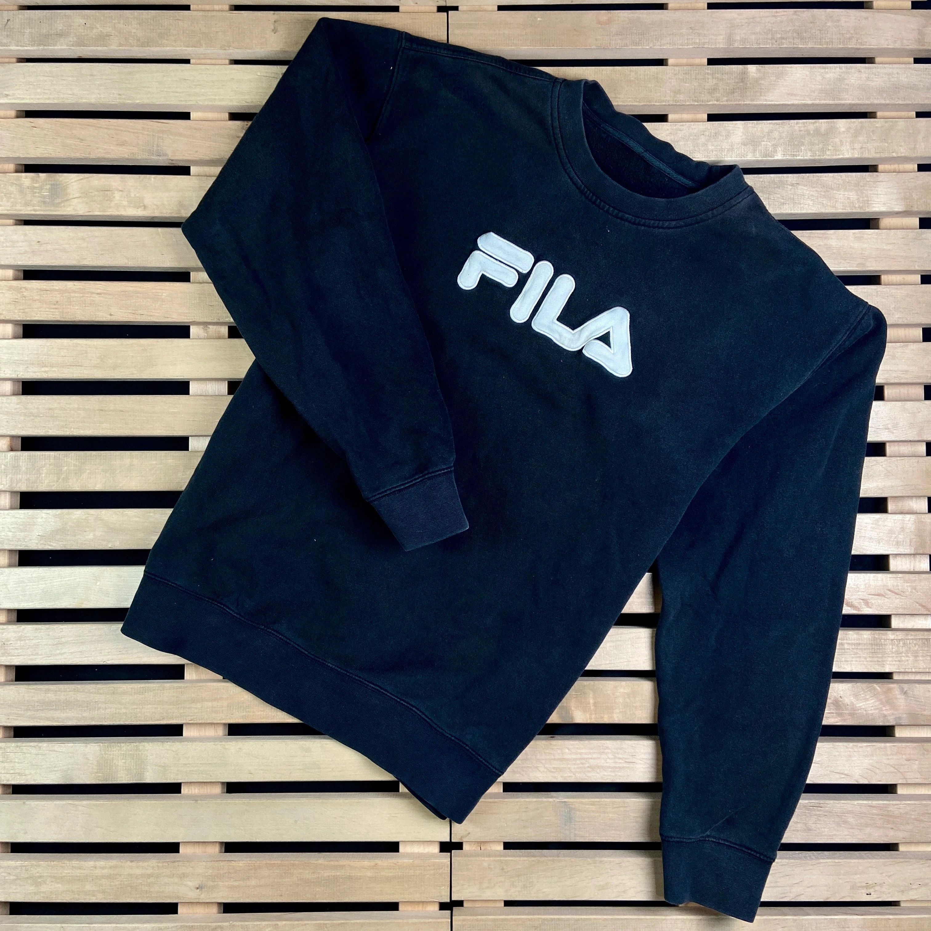 Fila × Vintage Mens Sweatshirt Fila Vintage Big Logo Size L Size US L / EU 52-54 / 3 - 1 Thumbnail