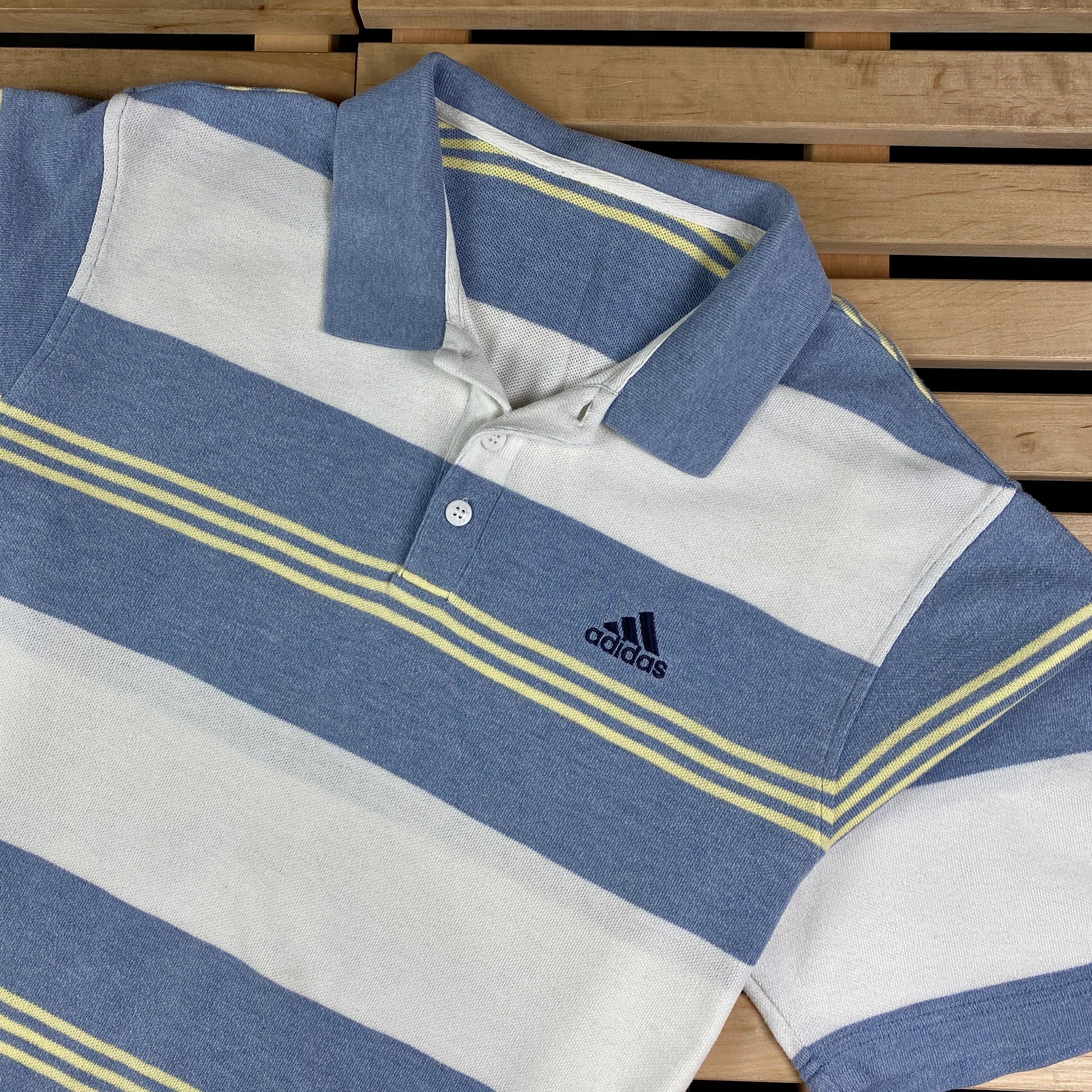 Adidas × Vintage Mens Polo T Shirt Adidas Vintage Size M Size US M / EU 48-50 / 2 - 2 Thumbnail