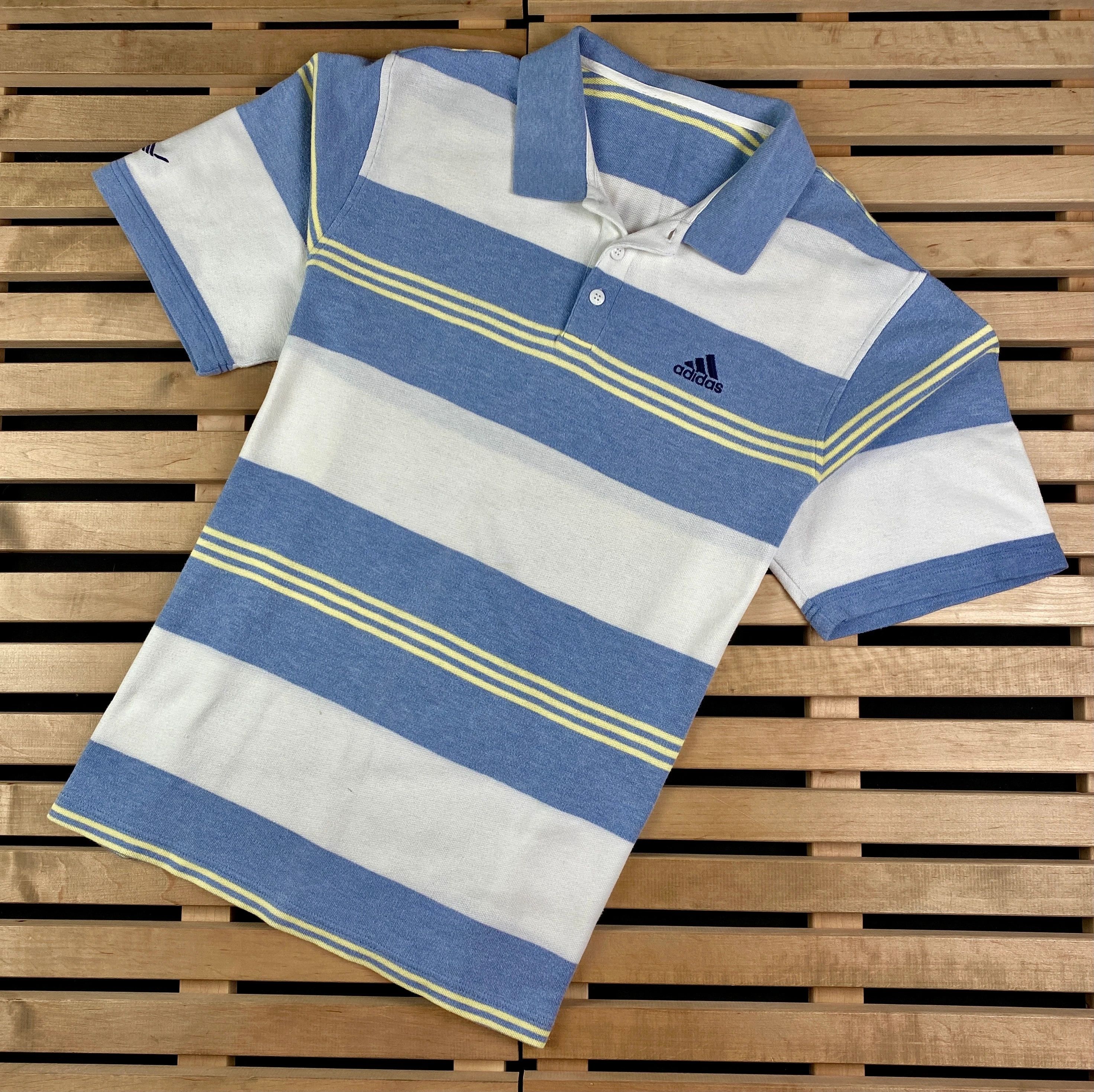 Adidas × Vintage Mens Polo T Shirt Adidas Vintage Size M Size US M / EU 48-50 / 2 - 1 Thumbnail