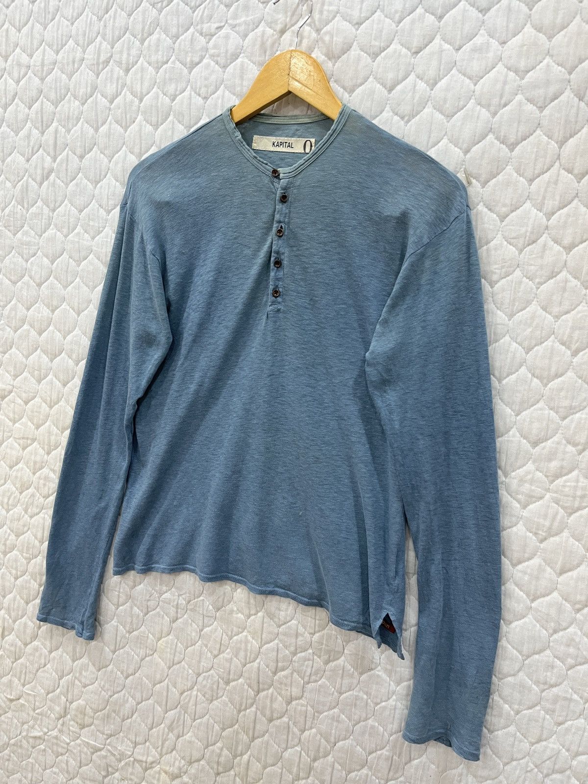 Kapital (Aaa). VINTAGE KAPITAL LONG SLEEVE BUTTON UP T SHIRT Size US S / EU 44-46 / 1 - 2 Thumbnail