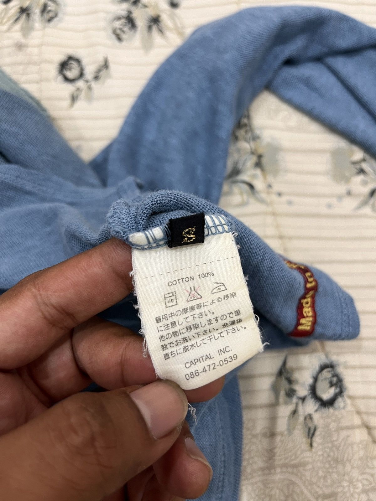 Kapital (Aaa). VINTAGE KAPITAL LONG SLEEVE BUTTON UP T SHIRT Size US S / EU 44-46 / 1 - 9 Thumbnail