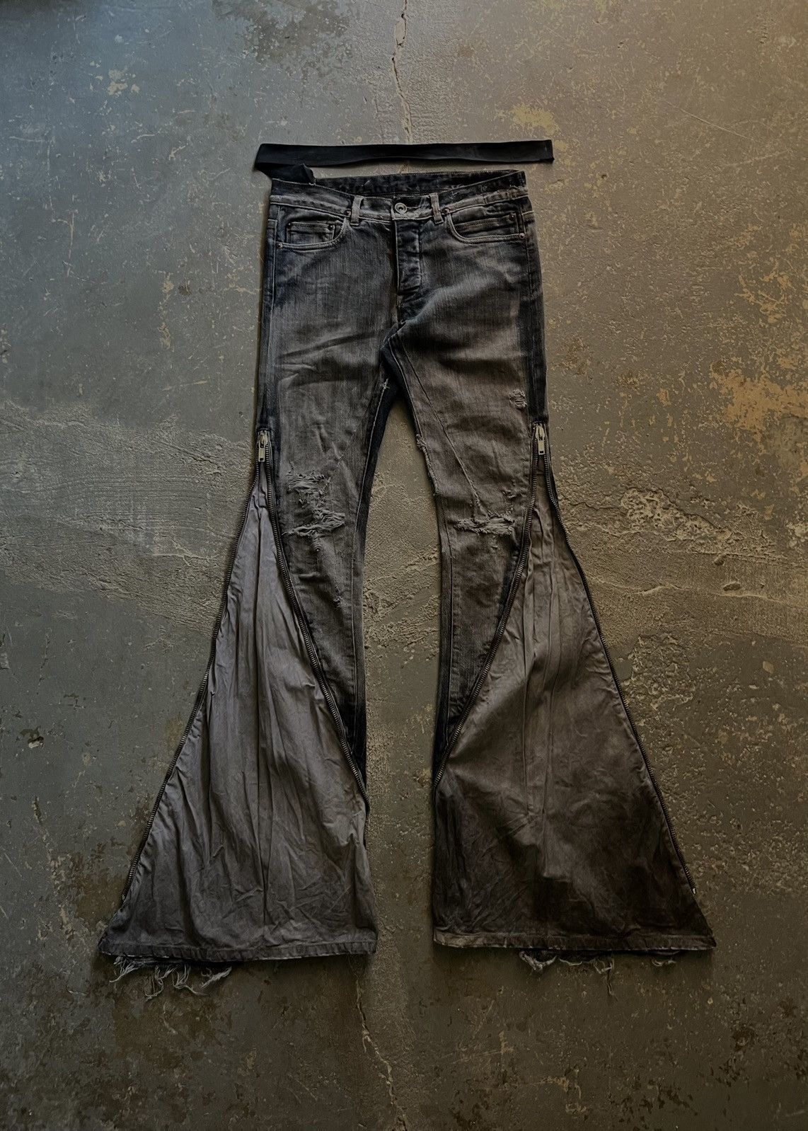 Rick Owens × Rick Owens Drkshdw SS09 “Strutter” Coated Banana Cut ...