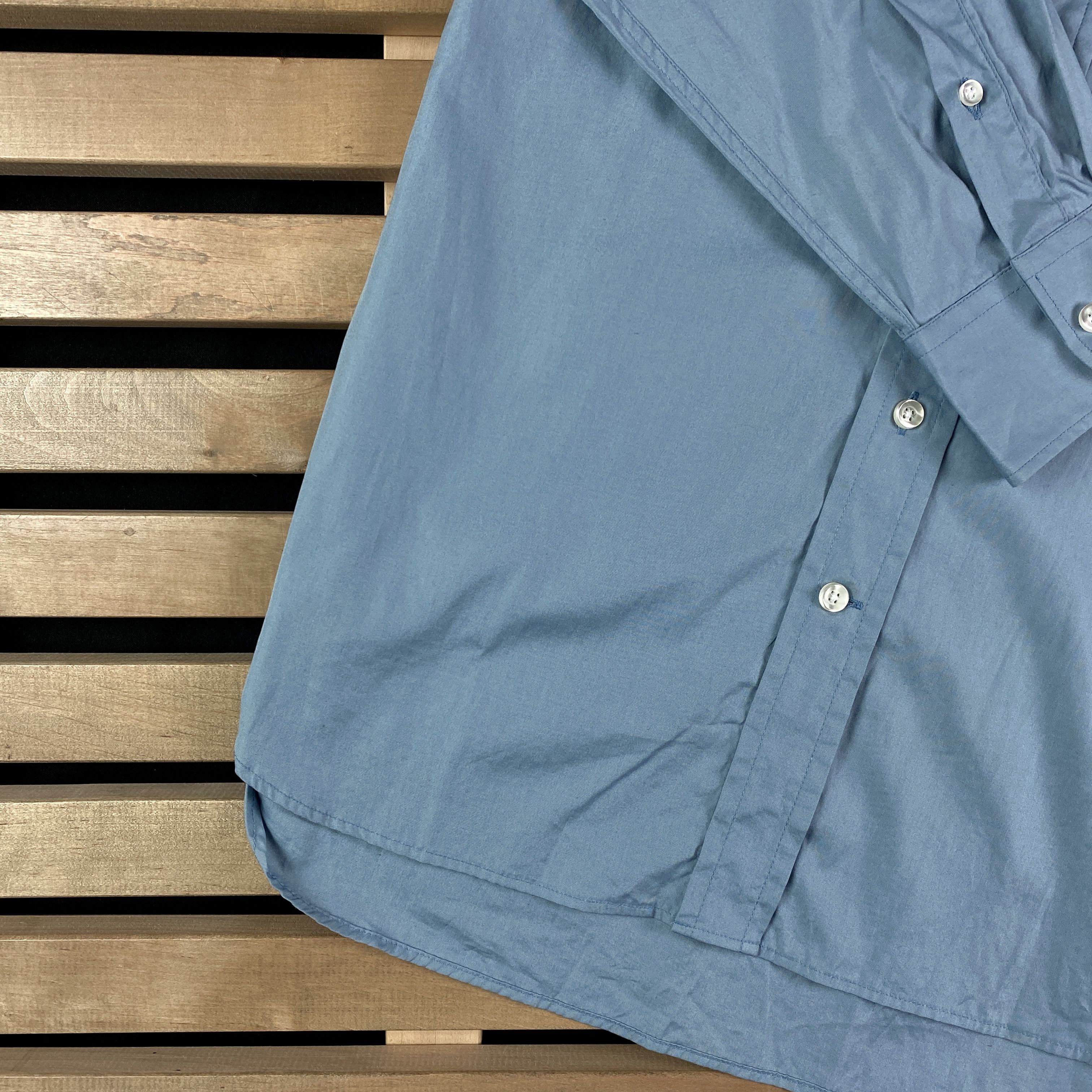 Aquascutum Mens Shirt Long Sleeve Aquascutum Size 39 cm / 15.5 Size US M / EU 48-50 / 2 - 3 Thumbnail