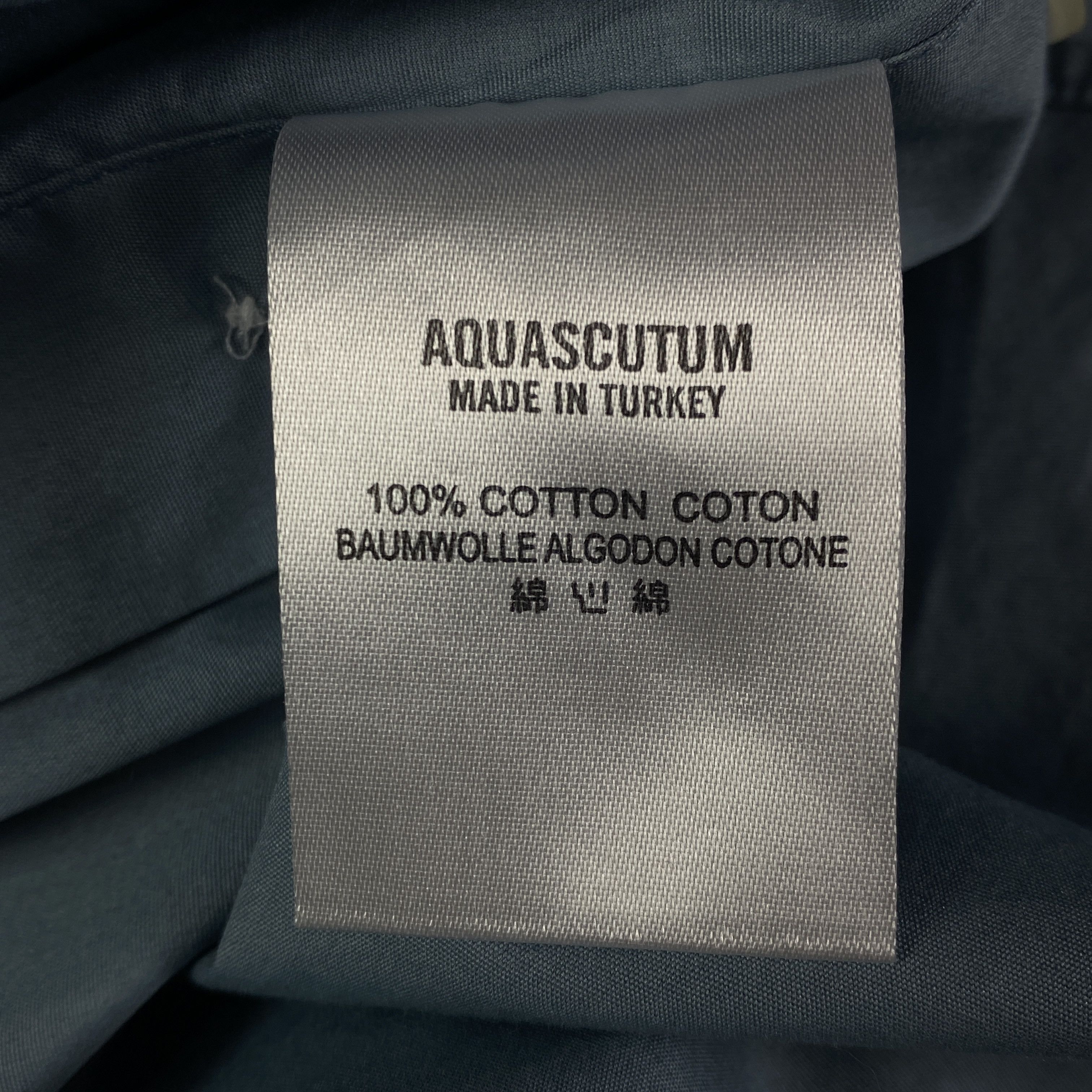 Aquascutum Mens Shirt Long Sleeve Aquascutum Size 39 cm / 15.5 Size US M / EU 48-50 / 2 - 5 Thumbnail