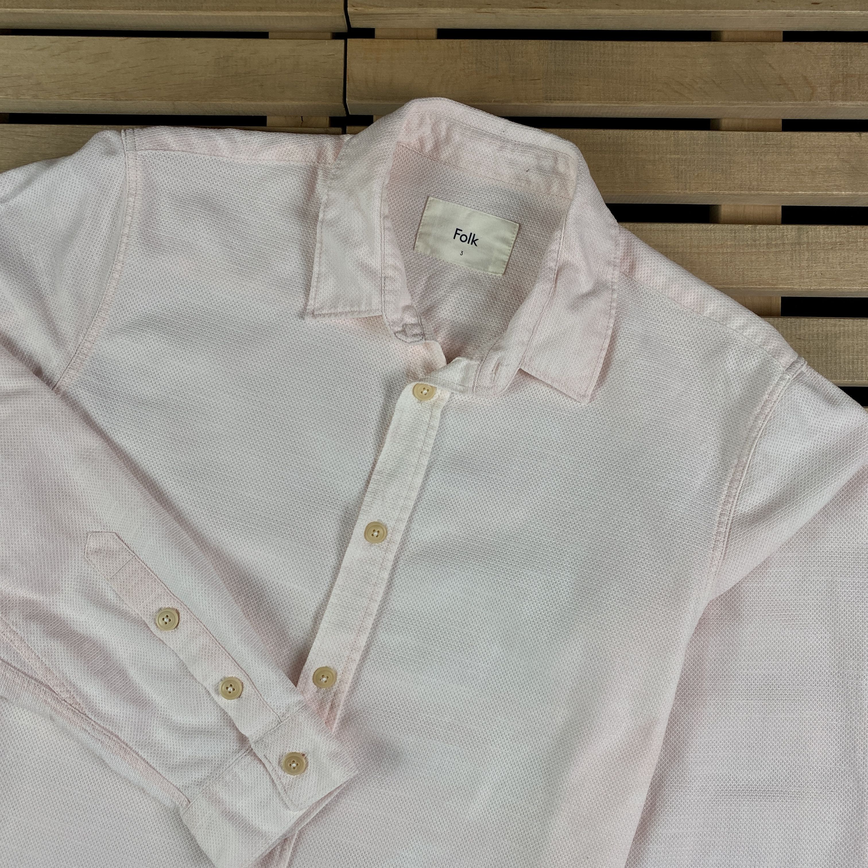 Folk Mens Shirt Long Sleeve Folk Size 3 / L Size US L / EU 52-54 / 3 - 2 Thumbnail