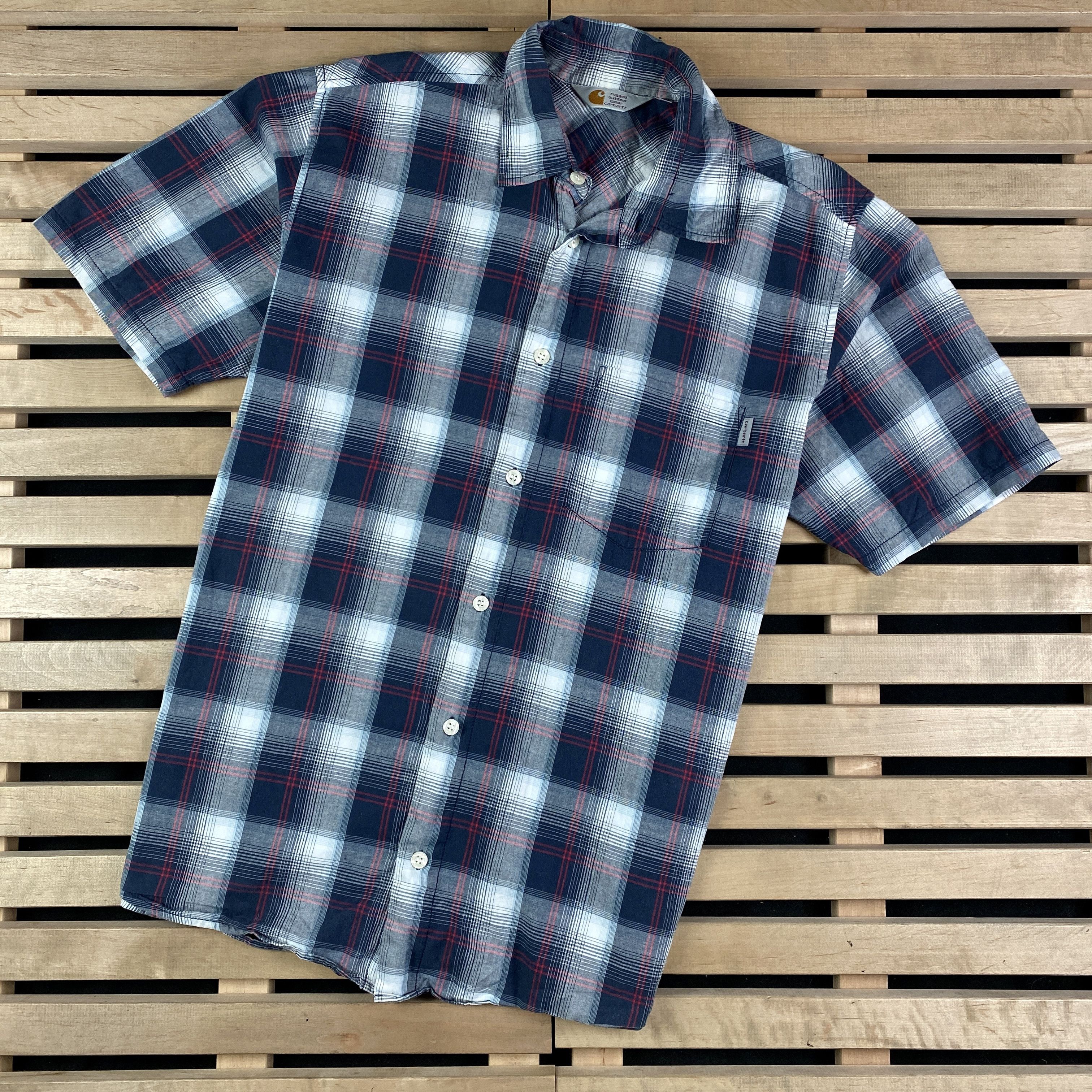 Carhartt × Carhartt Wip × Vintage Mens Shirt Short Sleeve Carhartt Vintage Size L Size US L / EU 52-54 / 3 - 1 Thumbnail
