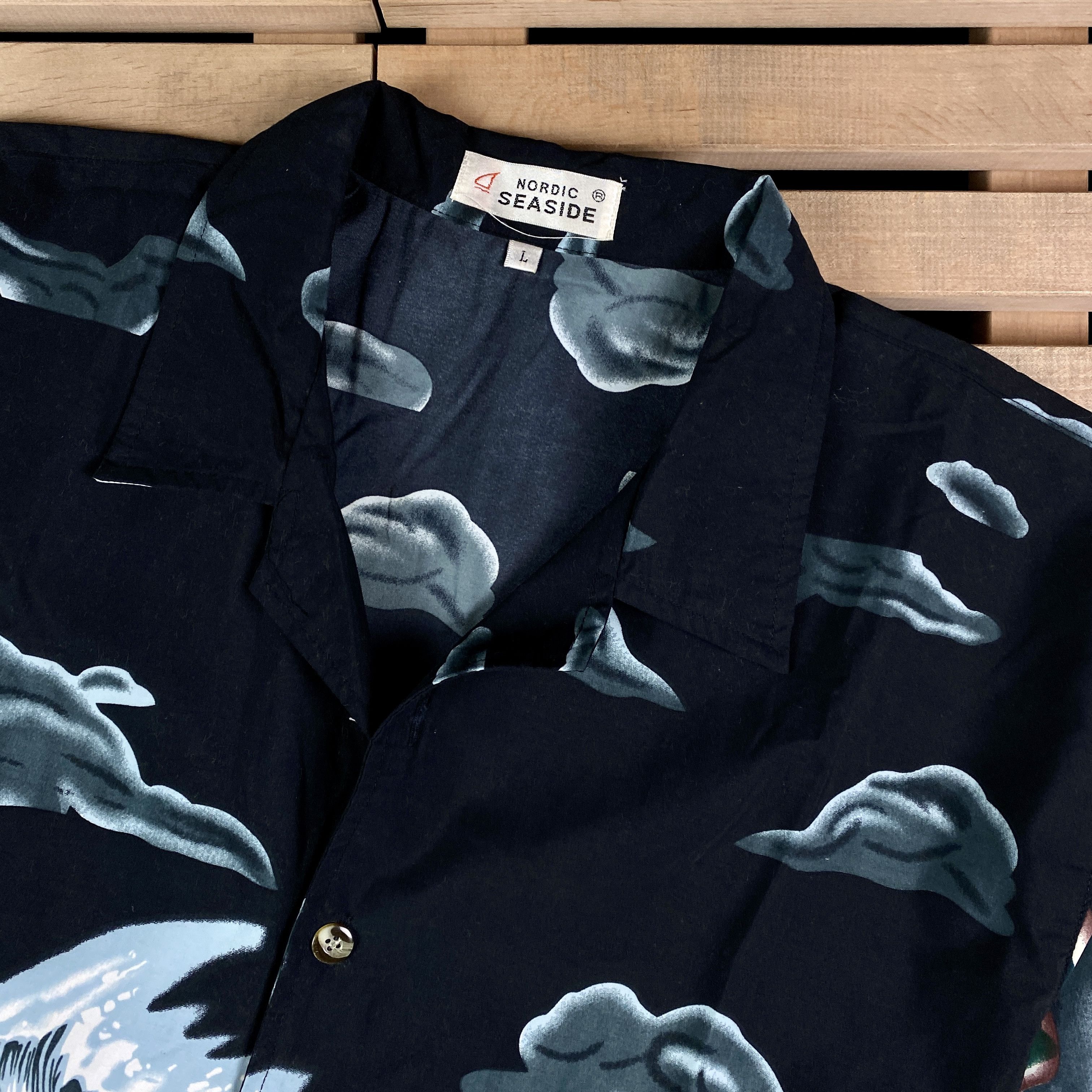 Vintage Mens Vintage Hawaiian Shirt Surfing Size L Size US L / EU 52-54 / 3 - 2 Thumbnail