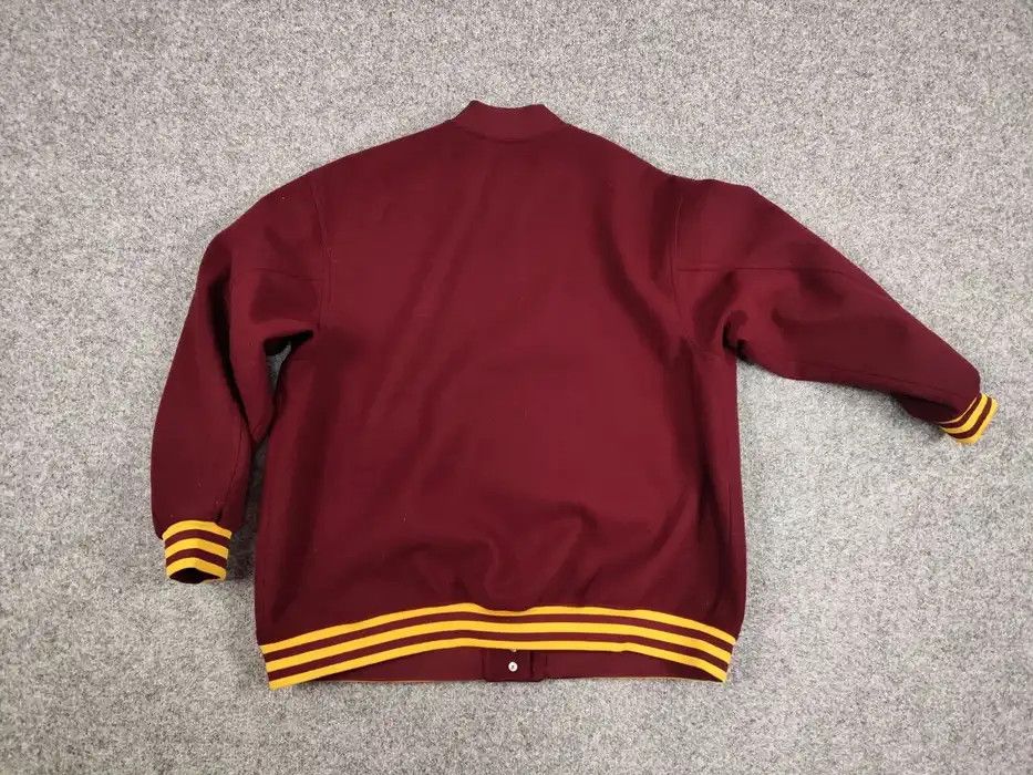 Vintage Vintage Varsity Bomber Jacket Dolphins burgundy logo Size US M / EU 48-50 / 2 - 8 Thumbnail