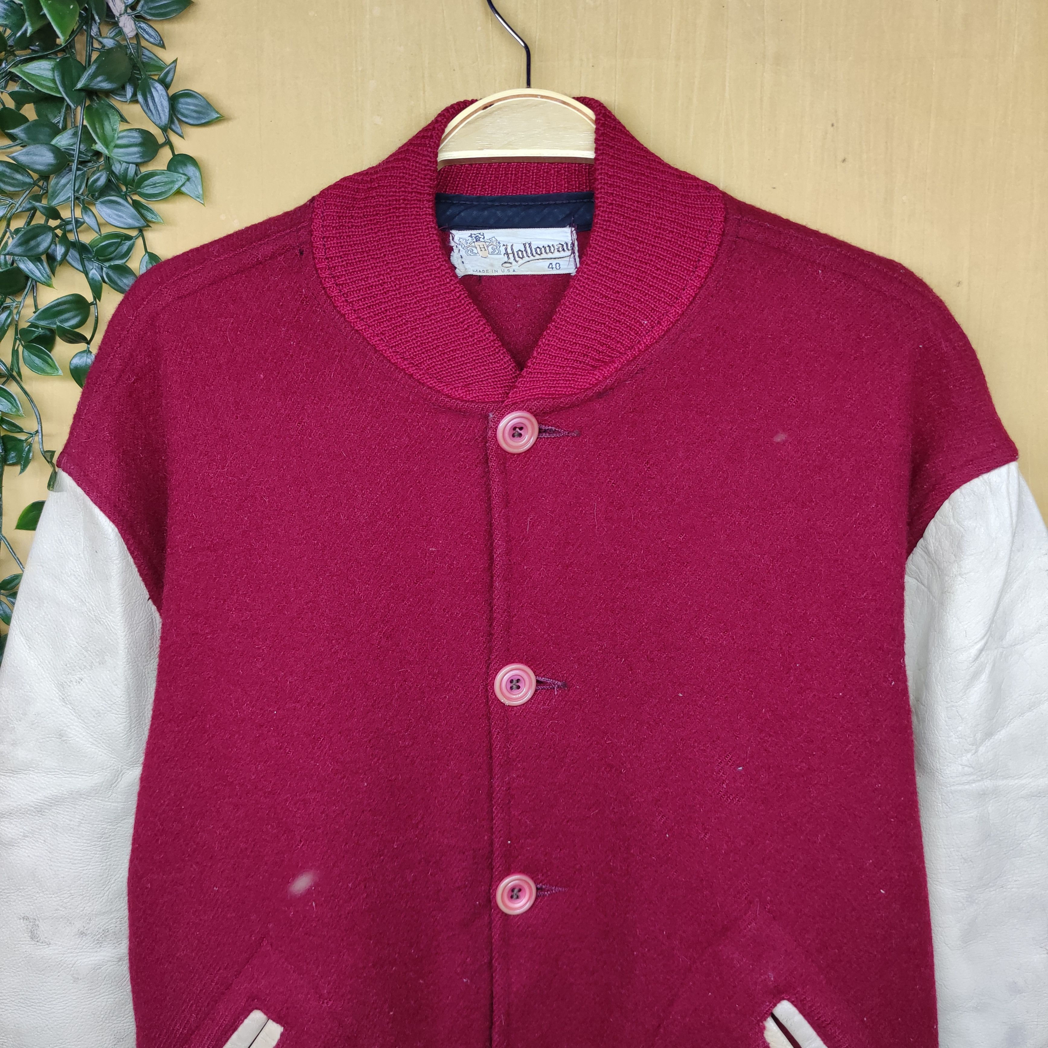 Holloway Vintage OG 50s Holloway Leather Varsity Size US M / EU 48-50 / 2 - 5 Thumbnail