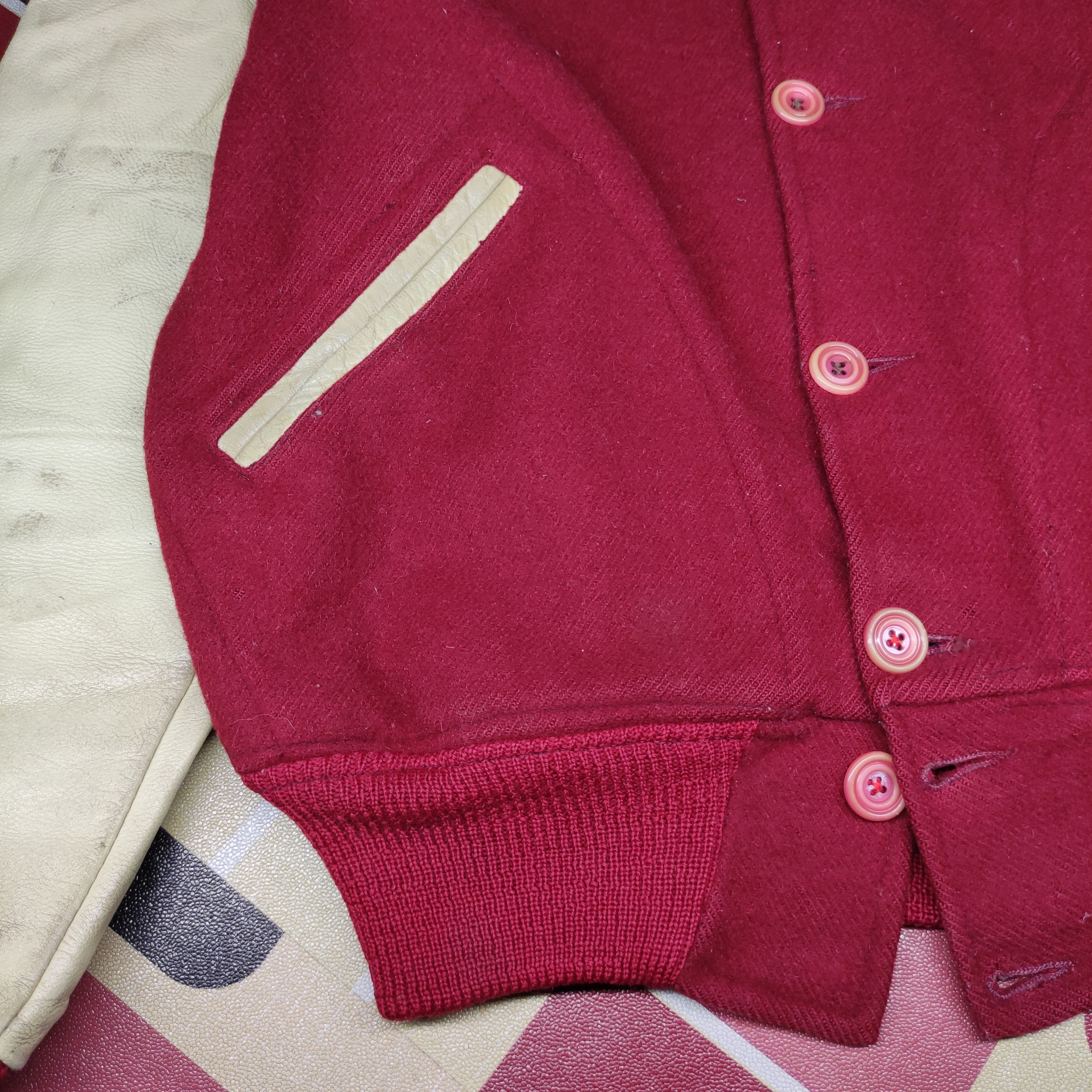 Holloway Vintage OG 50s Holloway Leather Varsity Size US M / EU 48-50 / 2 - 9 Thumbnail