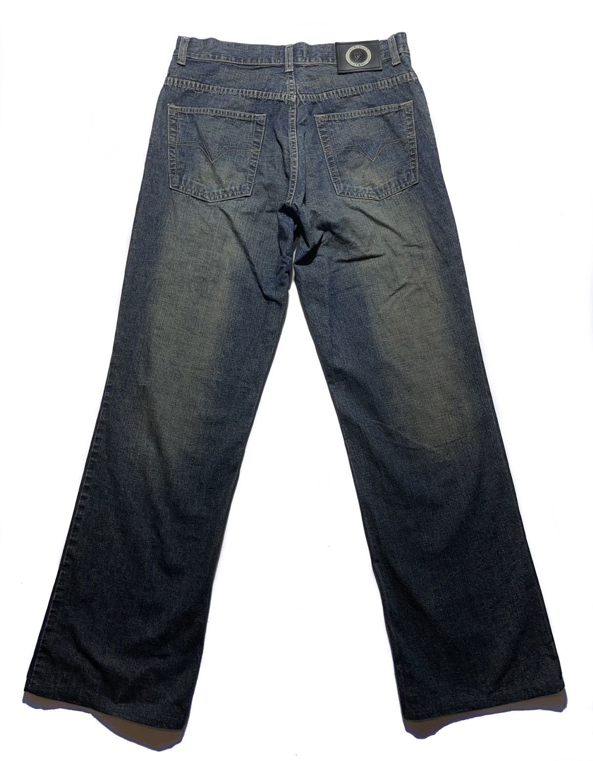 Versace Vintage Y2K Versace Sport Medusa Denim Pants Size US 32 / EU 48 - 2 Thumbnail