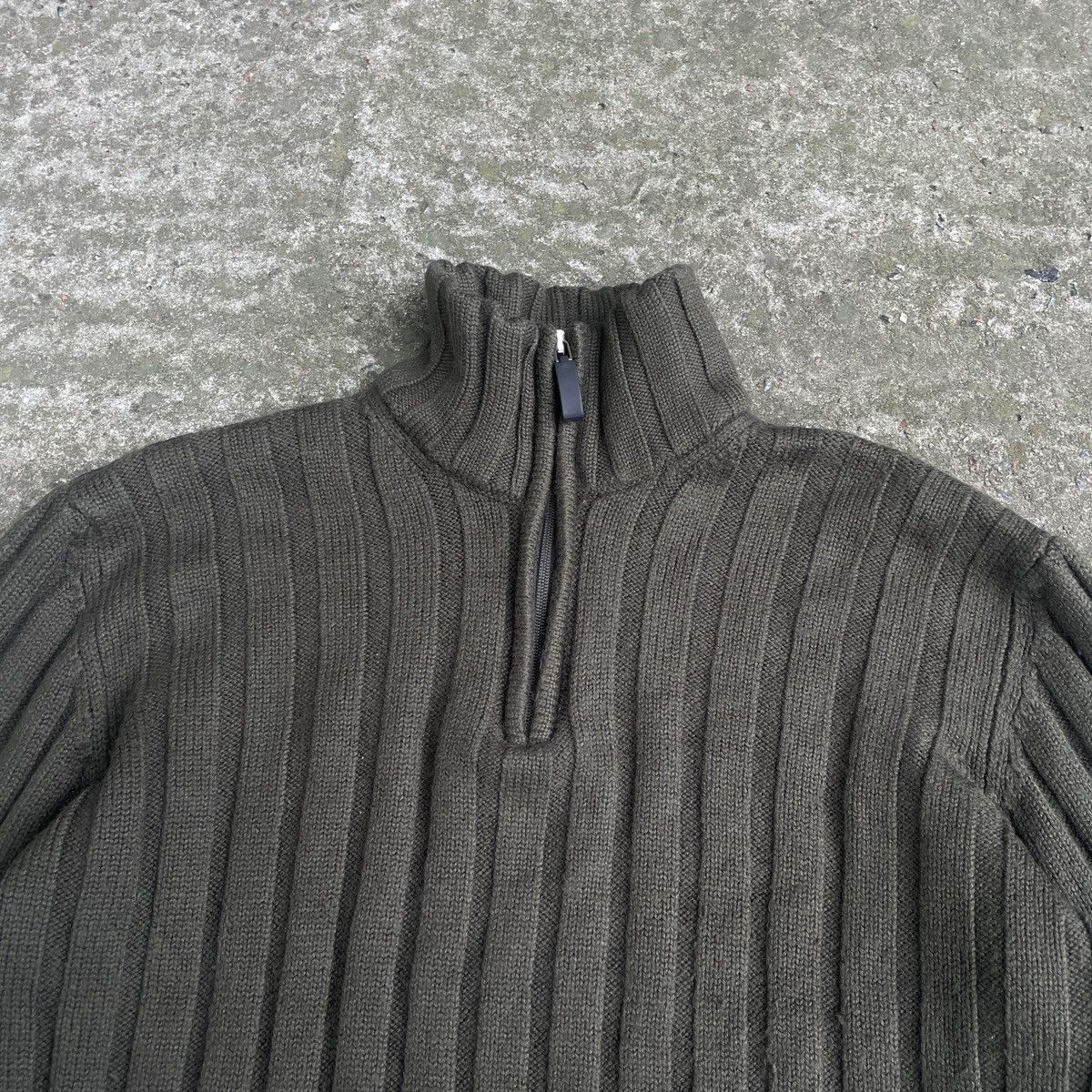 Vintage Vintage Olive Military Sweater Size US M / EU 48-50 / 2 - 3 Thumbnail