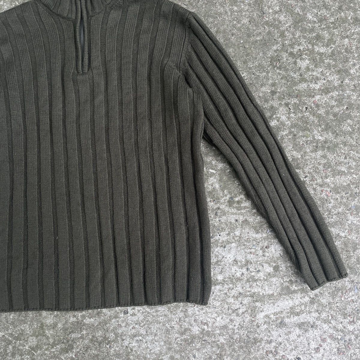Vintage Vintage Olive Military Sweater Size US M / EU 48-50 / 2 - 2 Thumbnail