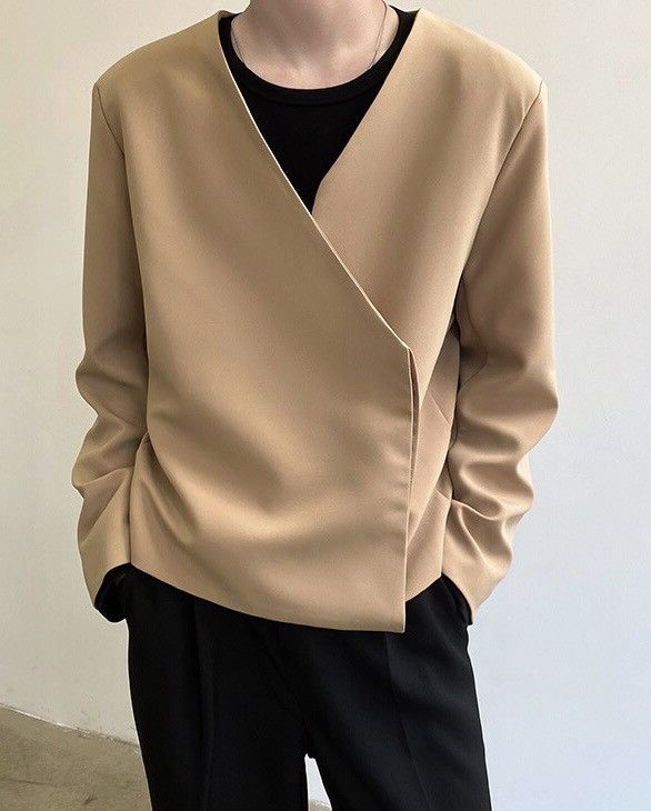 Korean fashion wrap black