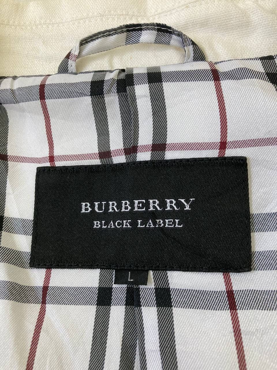 Burberry × Vintage BURBERRY BLACK LABEL Size 38L - 10 Thumbnail