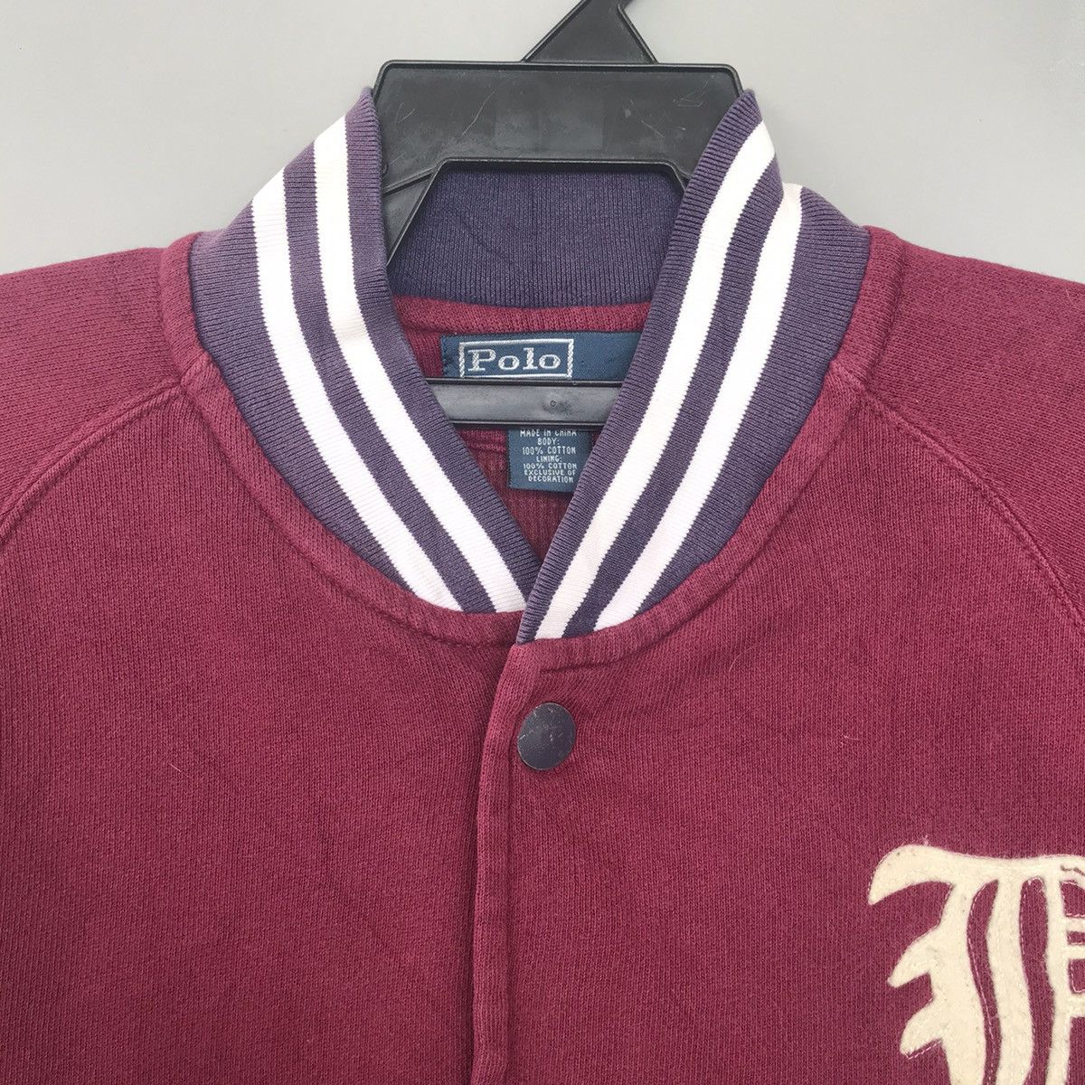 Polo Ralph Lauren Vintage Varsity Jacket Polo by Ralph Lauren Full Button Size US M / EU 48-50 / 2 - 3 Thumbnail