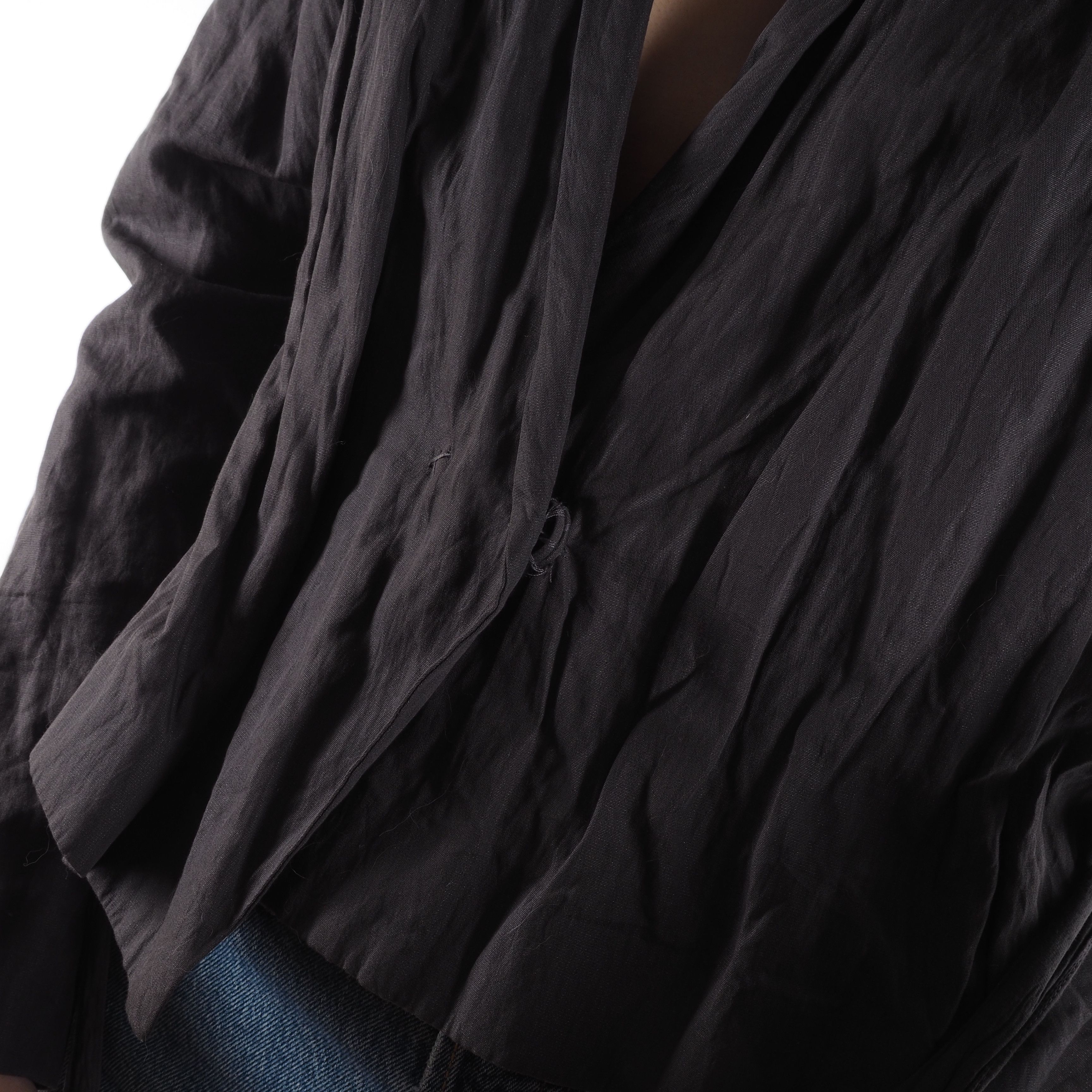 Acne Studios Acne Studios Black Cotton-Metal Belted Blazer Jacket Size M / US 6-8 / IT 42-44 - 5 Thumbnail