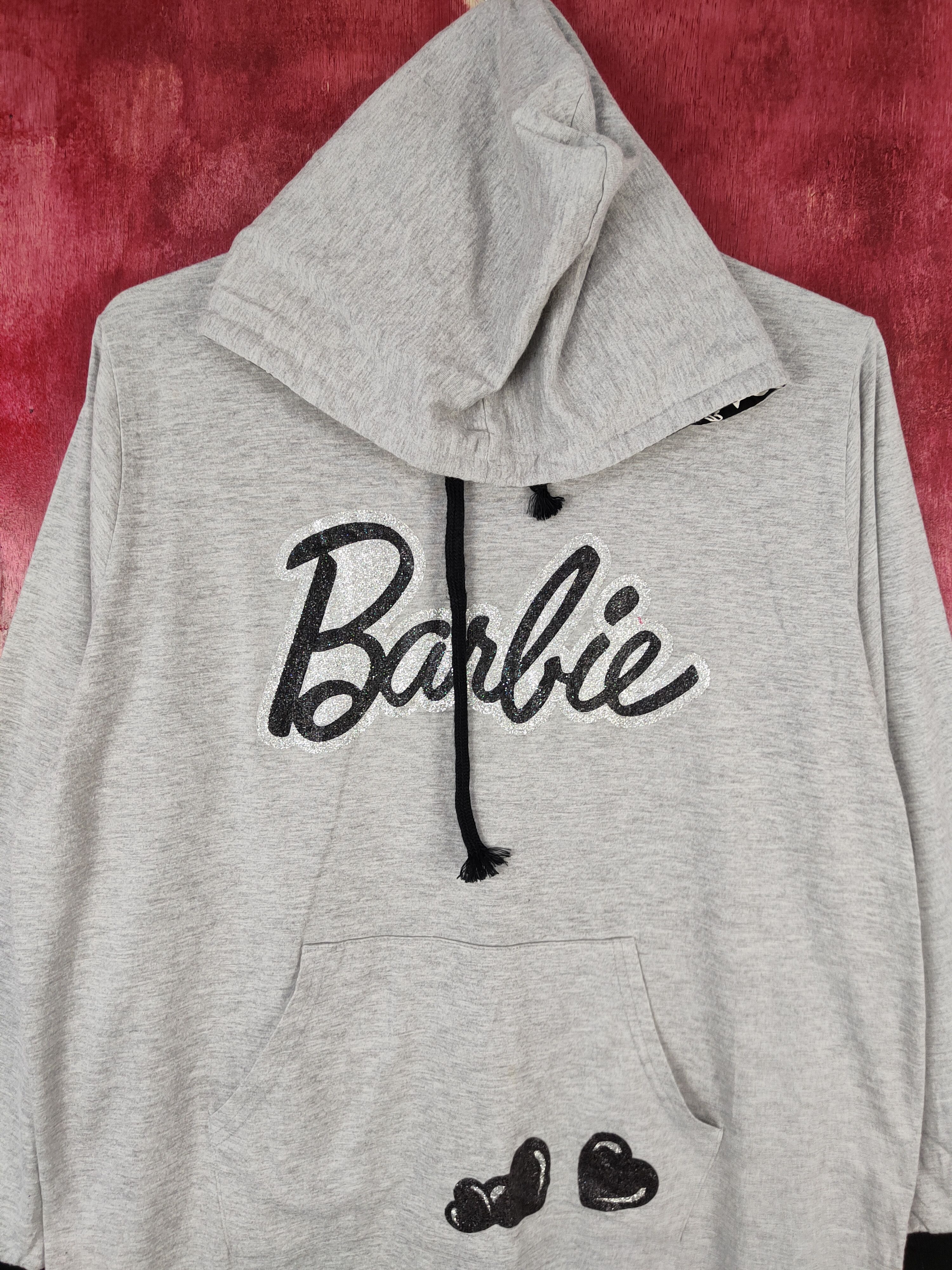 Cartoon Network Barbie Gray Hoodie Sweatshirt vintage cartoon #5764 Size XL / US 12-14 / IT 48-50 - 2 Thumbnail