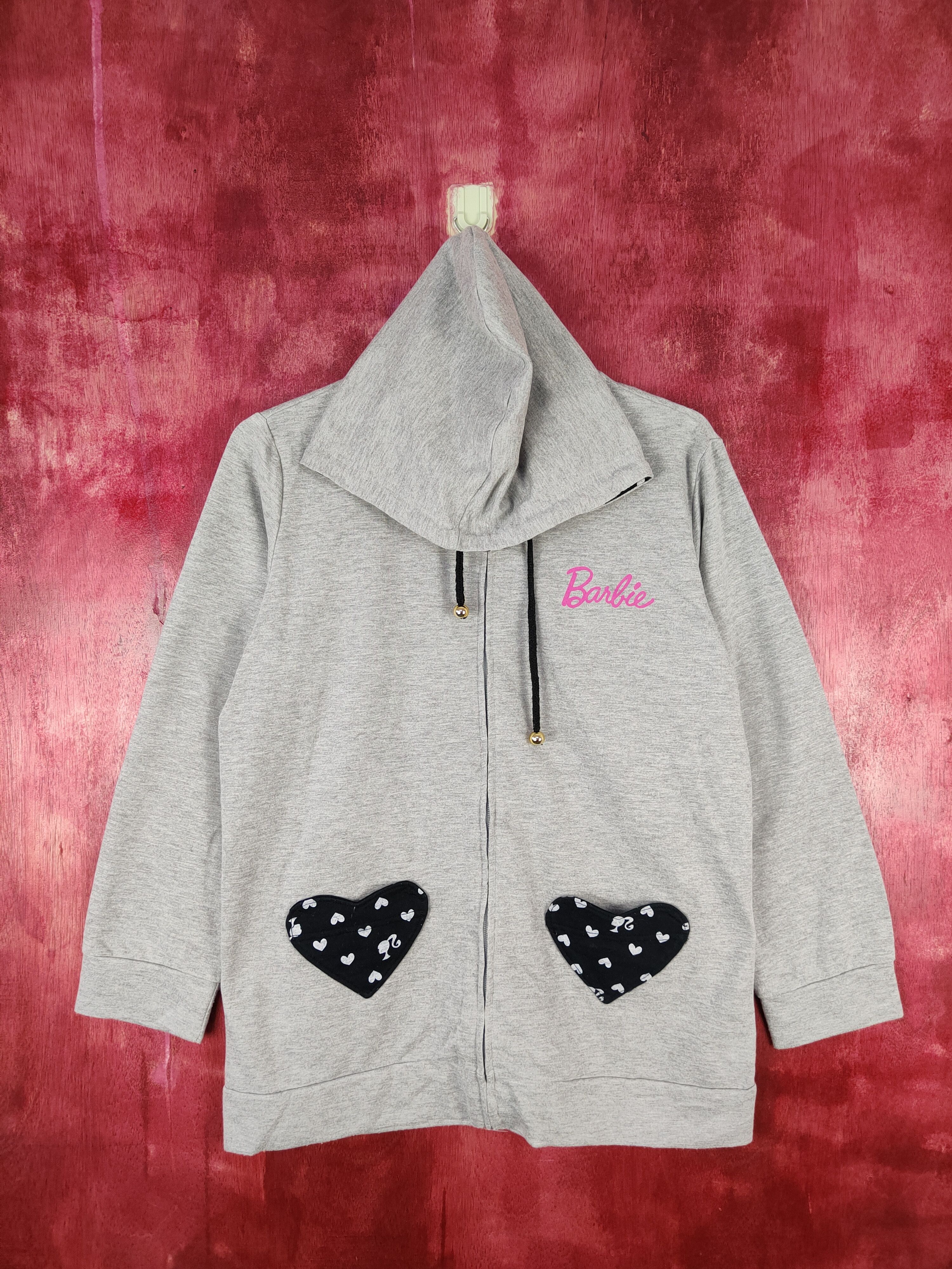 City Streets × Japanese Brand Barbie Gray Hoodie Sweater #5765 Size M / US 6-8 / IT 42-44 - 1 Thumbnail