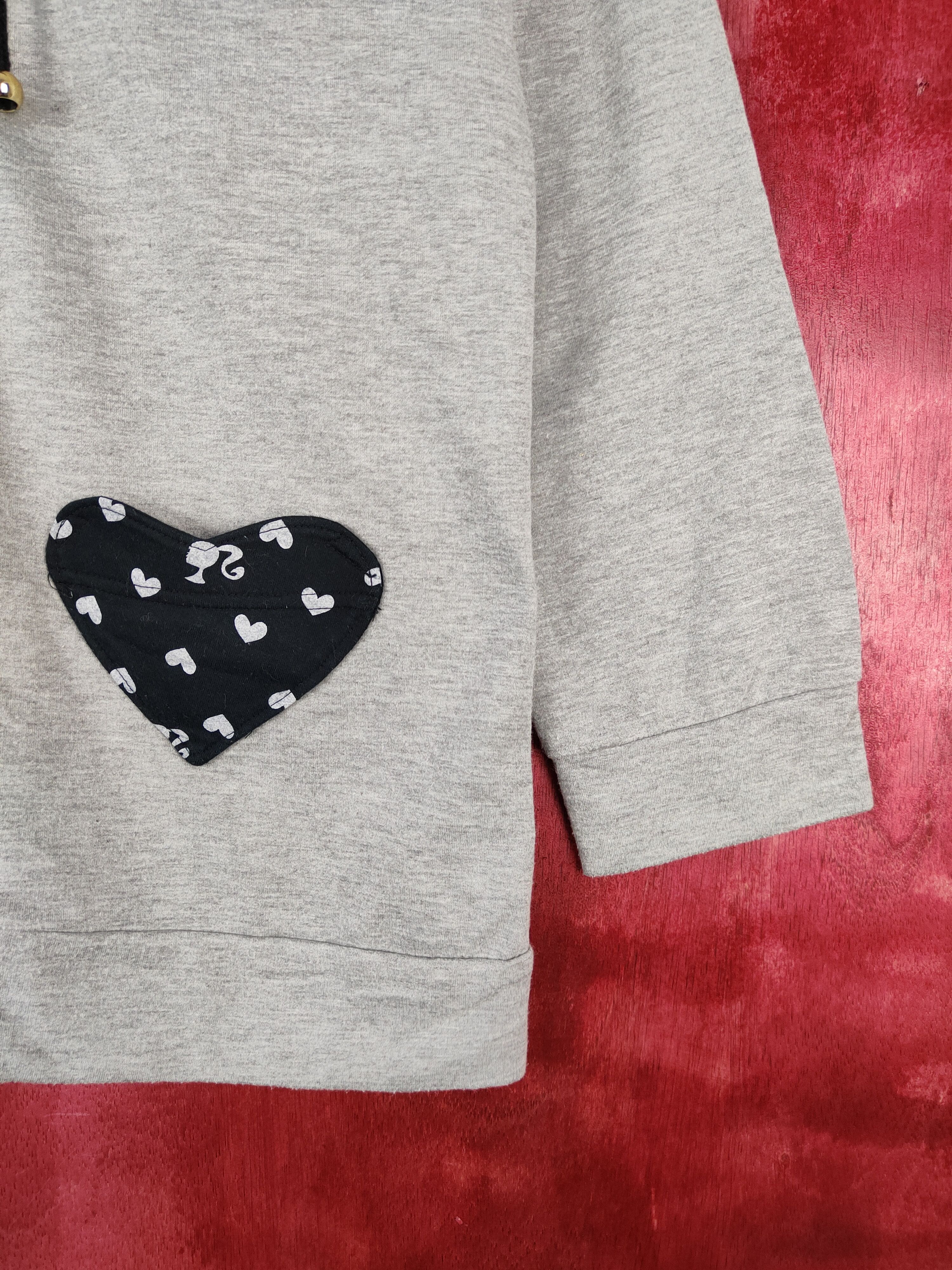 City Streets × Japanese Brand Barbie Gray Hoodie Sweater #5765 Size M / US 6-8 / IT 42-44 - 6 Thumbnail