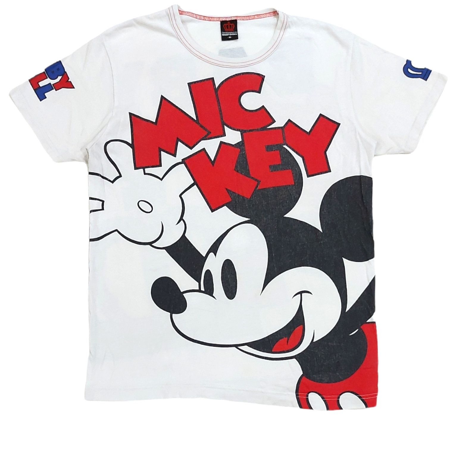 RARE! BABYDOLL JAPAN x MICKEY MOUSE FULL PRINT GRAPHIC