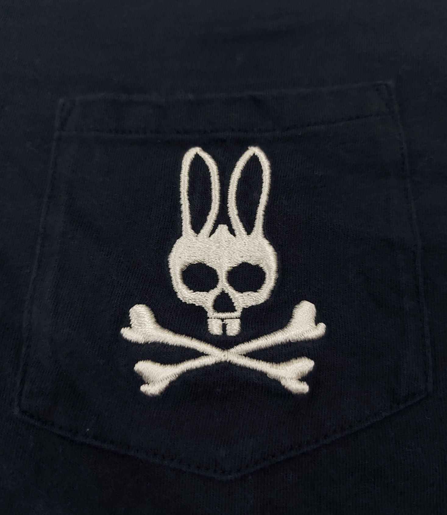 Designer × Psycho Bunny RARE! PSYCHO BUNNY ROBERT GODLEY LOGO POCKET TEE Size US L / EU 52-54 / 3 - 7 Thumbnail