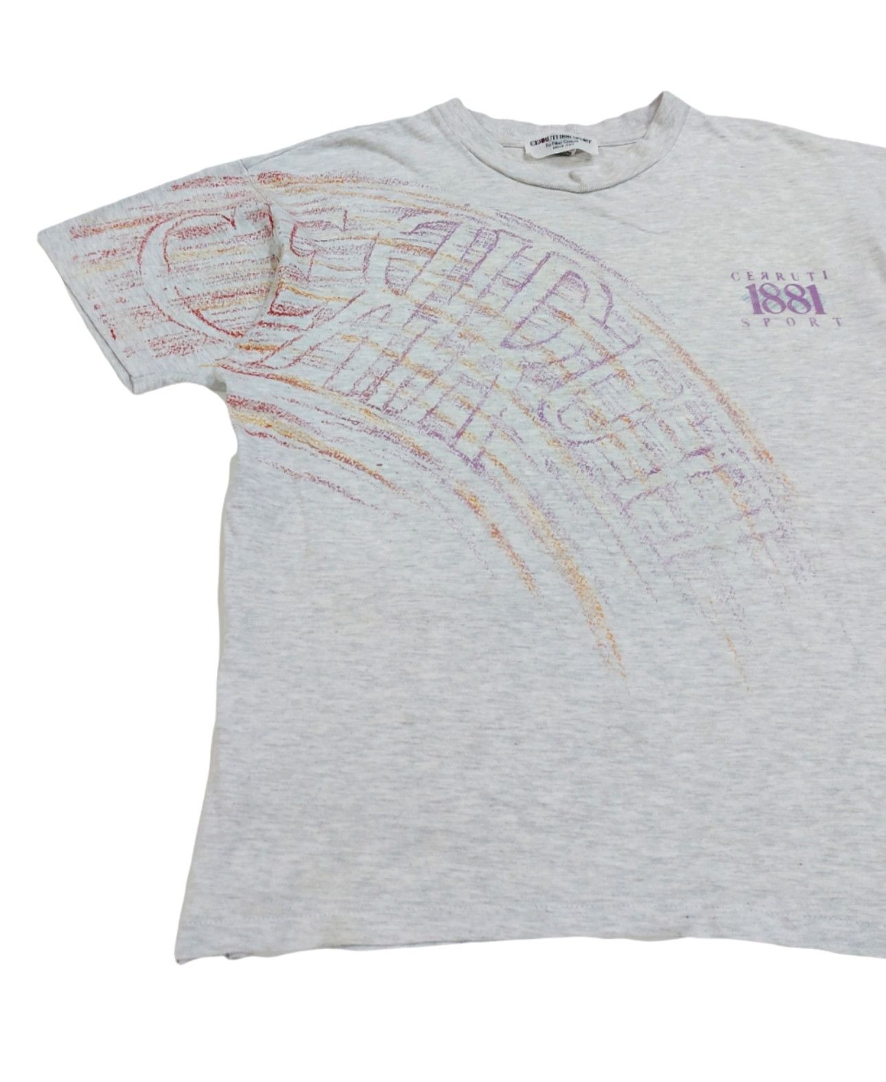 Cerruti 1881 × Designer RARE! VTG CERRUTTI 1881 BIG LOGO FULL PRINT Size US L / EU 52-54 / 3 - 3 Thumbnail