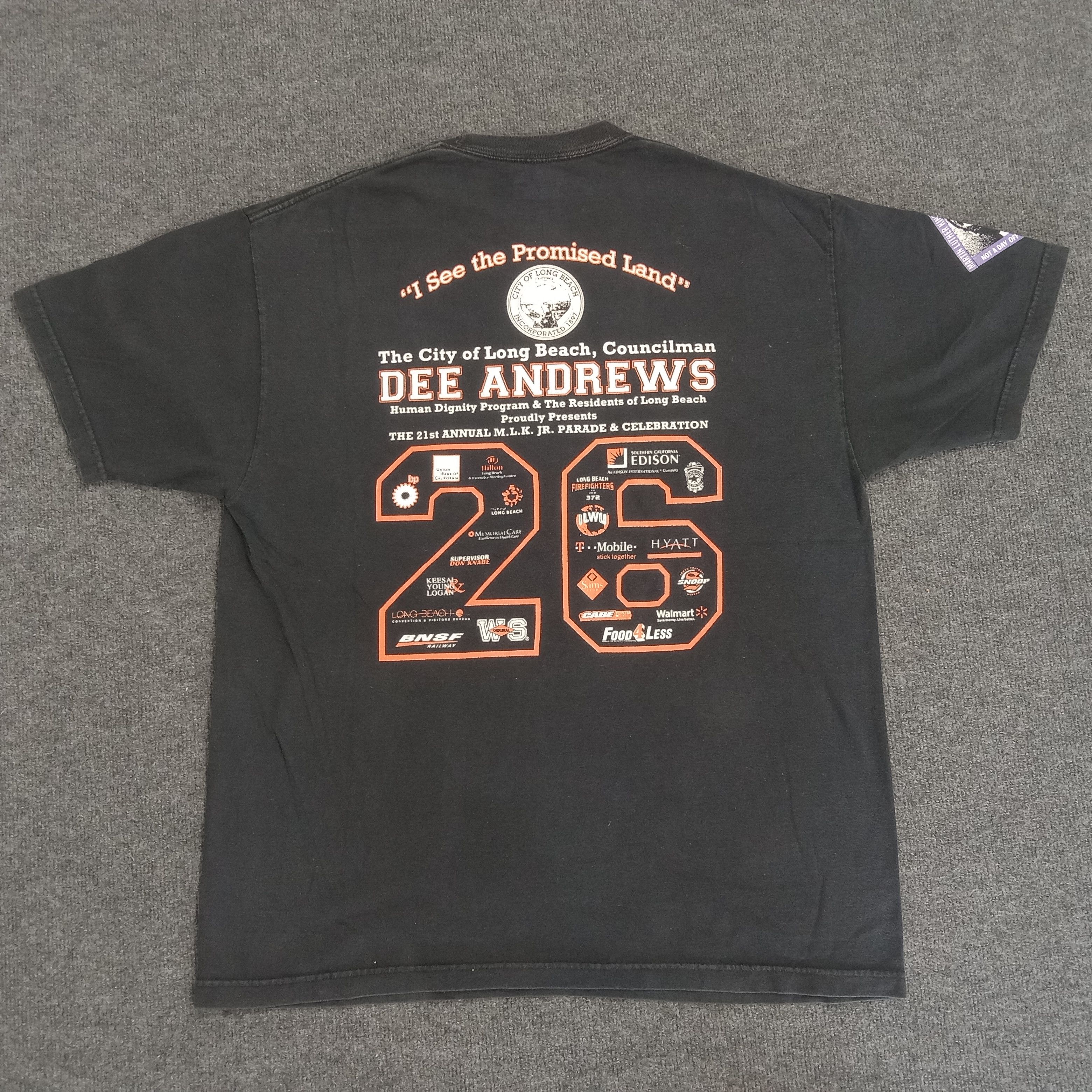 American Apparel × Vintage Martin Luther King Jr American Minister T-Shirt Size US XL / EU 56 / 4 - 2 Thumbnail