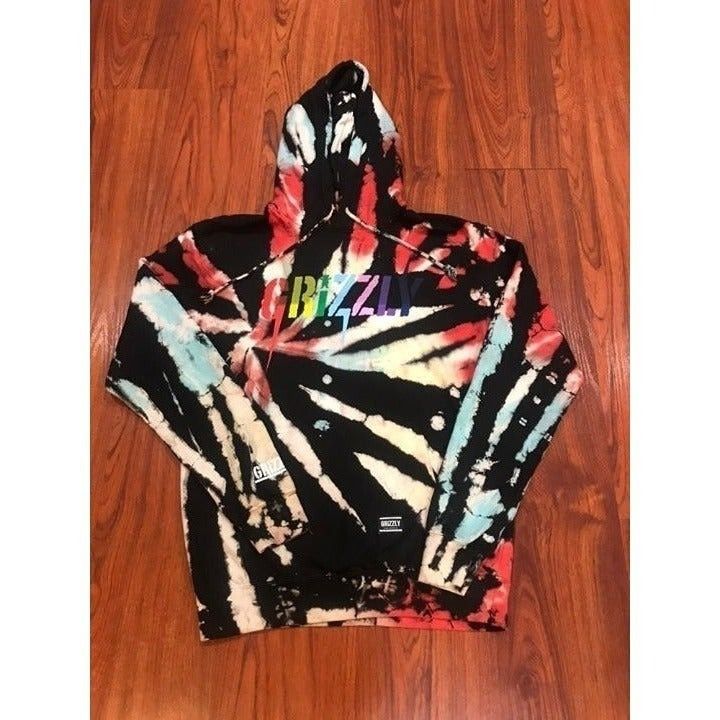 Grizzly tie dye hoodie online