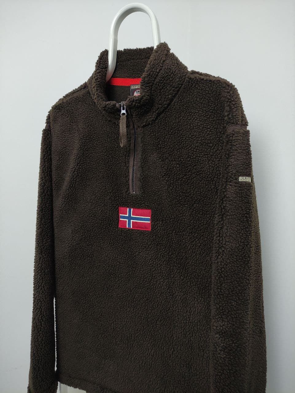 Napapijri Napapijri Vintage Sherpa fleeced 1/4 zip sweater Size US XXL / EU 58 / 5 - 3 Thumbnail