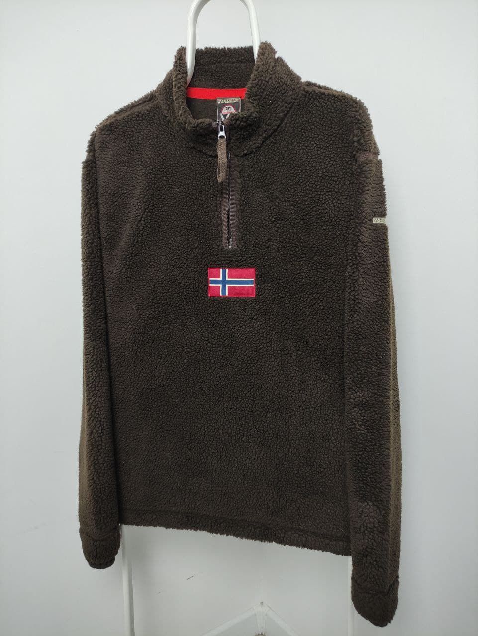 Napapijri Napapijri Vintage Sherpa fleeced 1/4 zip sweater Size US XXL / EU 58 / 5 - 2 Thumbnail