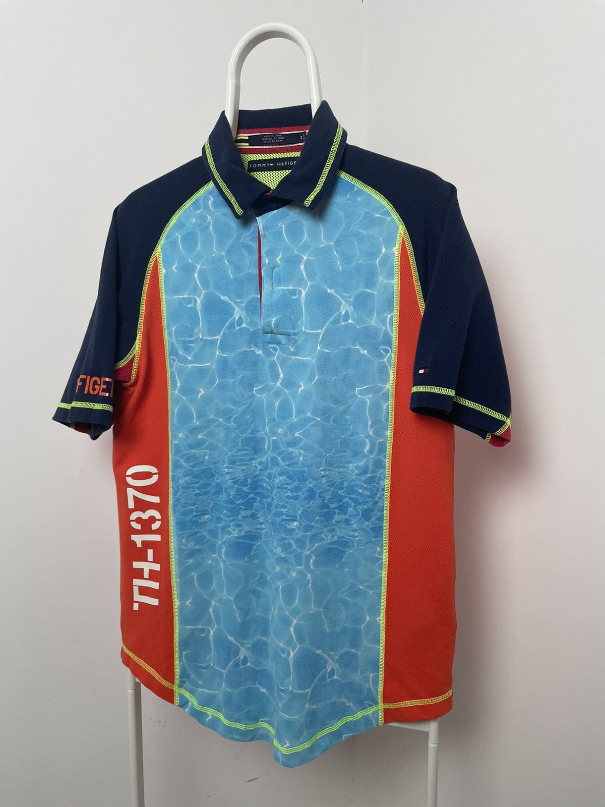 Tommy Hilfiger Tommy Hilfiger Water Polo orange blue rare Size US M / EU 48-50 / 2 - 2 Thumbnail