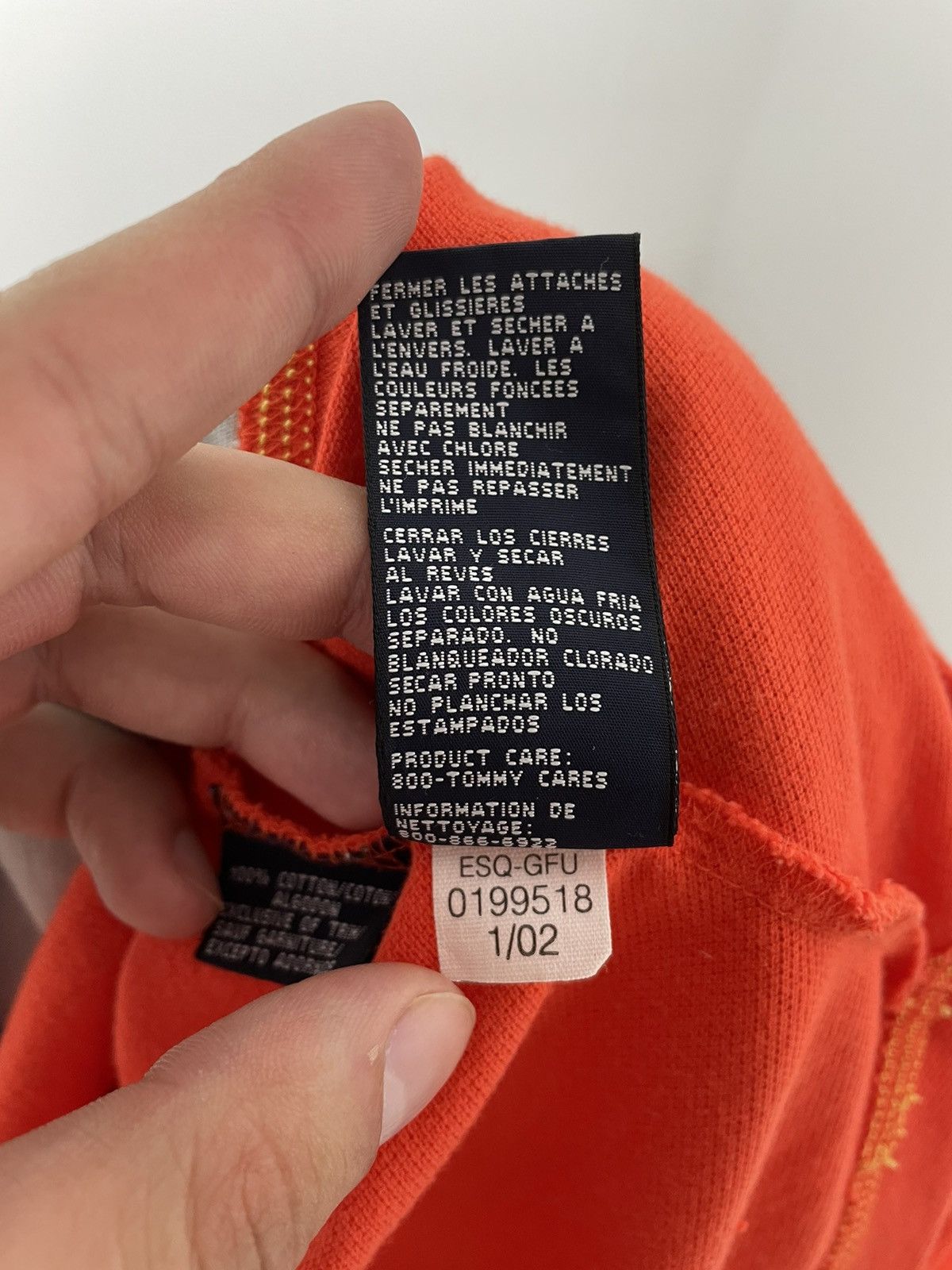 Tommy Hilfiger Tommy Hilfiger Water Polo orange blue rare Size US M / EU 48-50 / 2 - 11 Thumbnail