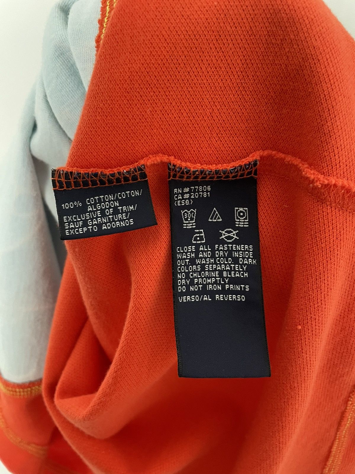 Tommy Hilfiger Tommy Hilfiger Water Polo orange blue rare Size US M / EU 48-50 / 2 - 10 Thumbnail