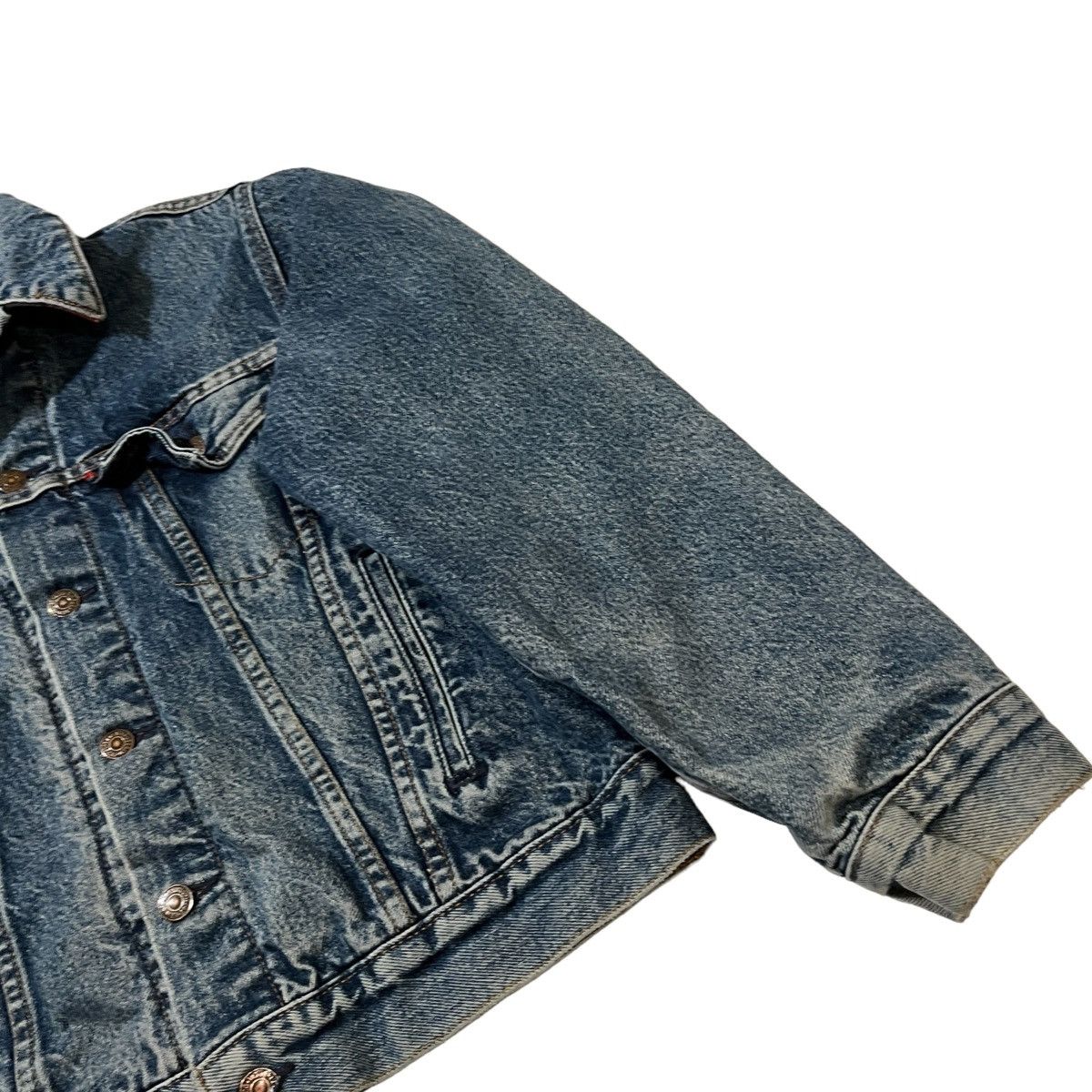 Levi's 90s Levi’s Flannel Lined Denim Jacket Size US S / EU 44-46 / 1 - 3 Thumbnail