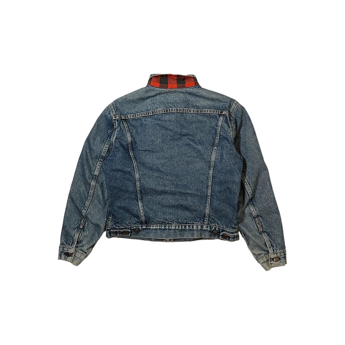 Levi's 90s Levi’s Flannel Lined Denim Jacket Size US S / EU 44-46 / 1 - 8 Thumbnail