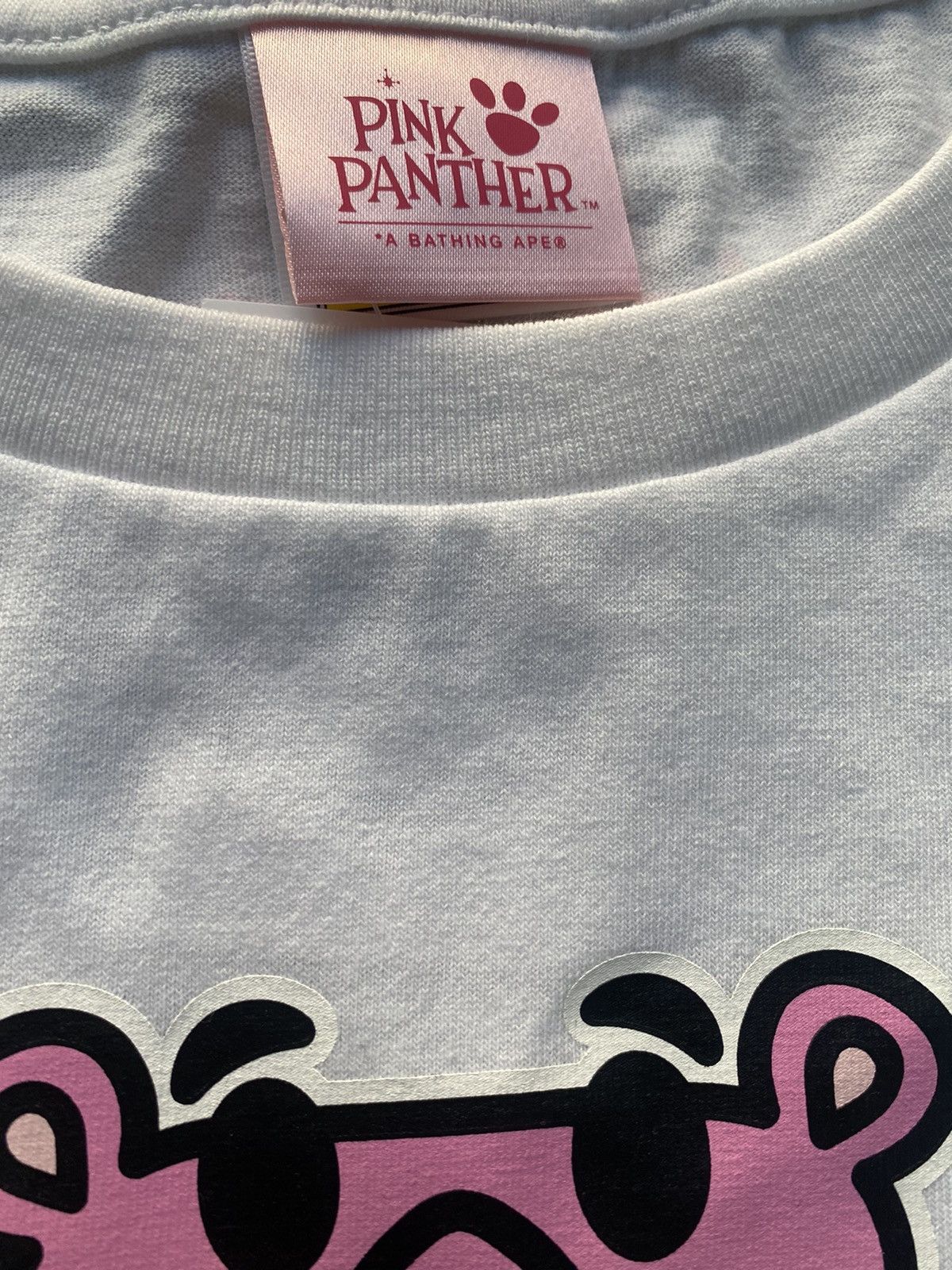 美品　BAPE® X PINK PANTHER BABY MILO TEE M BAPE x Pink Panther Baby Milo #1 Tee Black Men's - FW21 - US