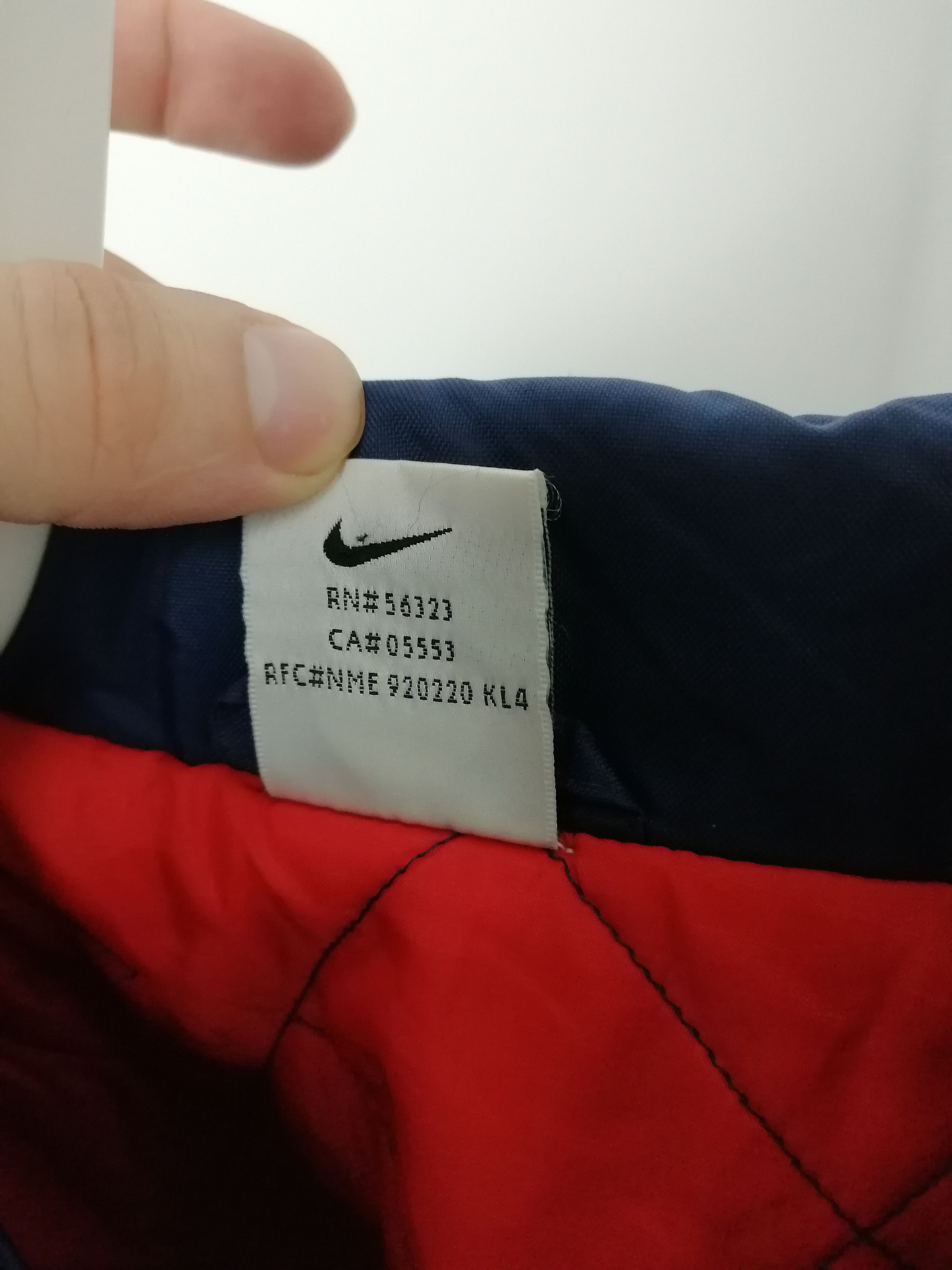 Nike × Vintage Nike vintage center logo 90s Light jackets Size US XL / EU 56 / 4 - 10 Thumbnail