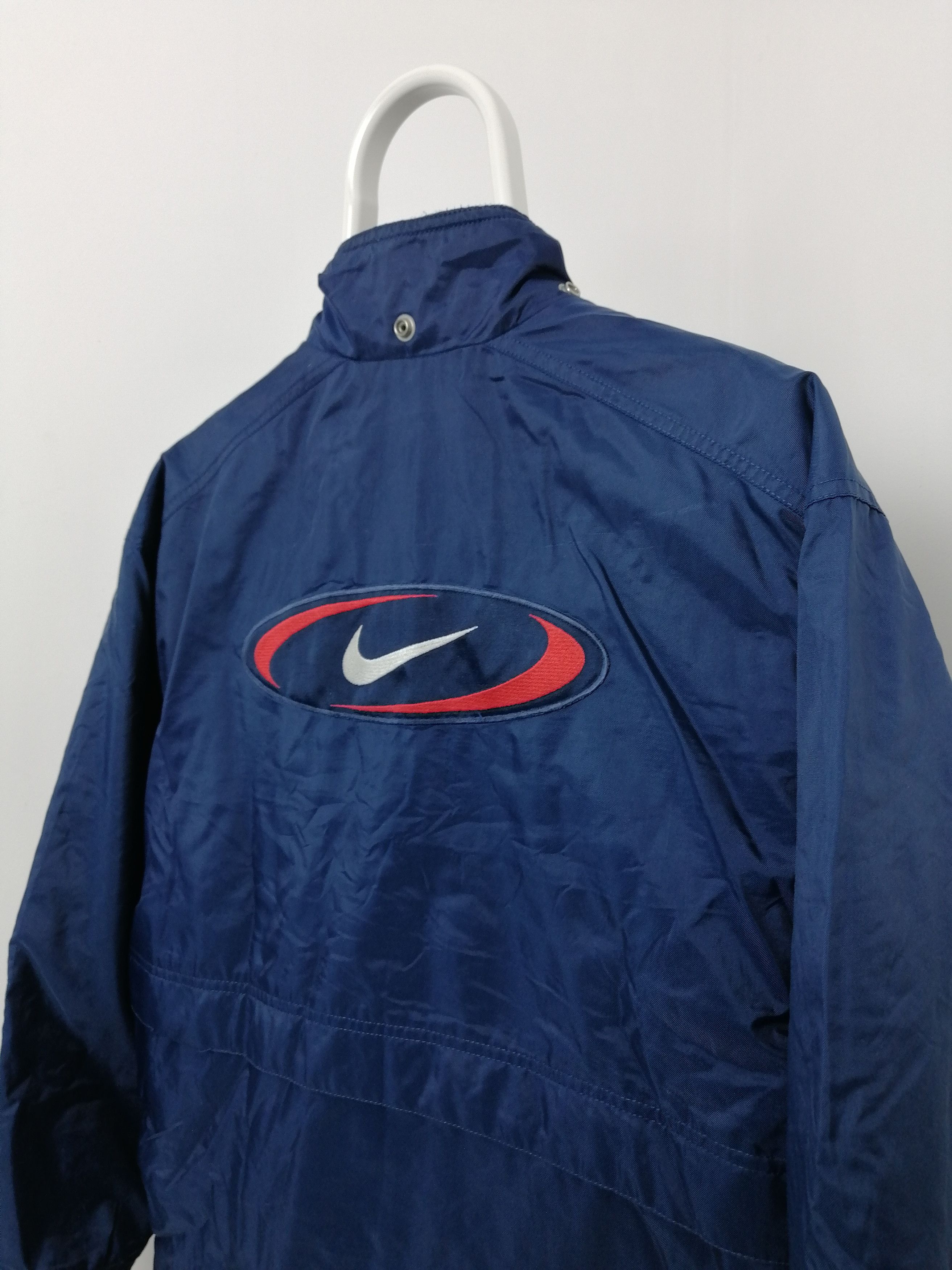 Nike × Vintage Nike vintage center logo 90s Light jackets Size US XL / EU 56 / 4 - 4 Thumbnail