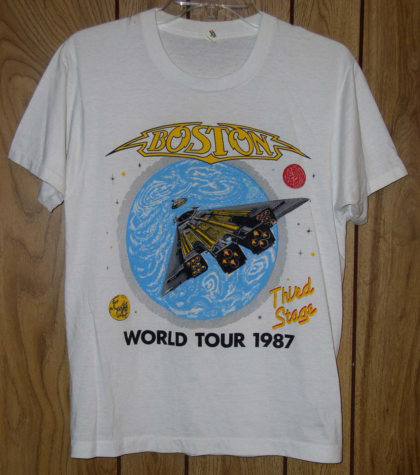 Large. ゲーム・おもちゃ・グッズ ボストン U.S. TOUR 1987 Tシャツ