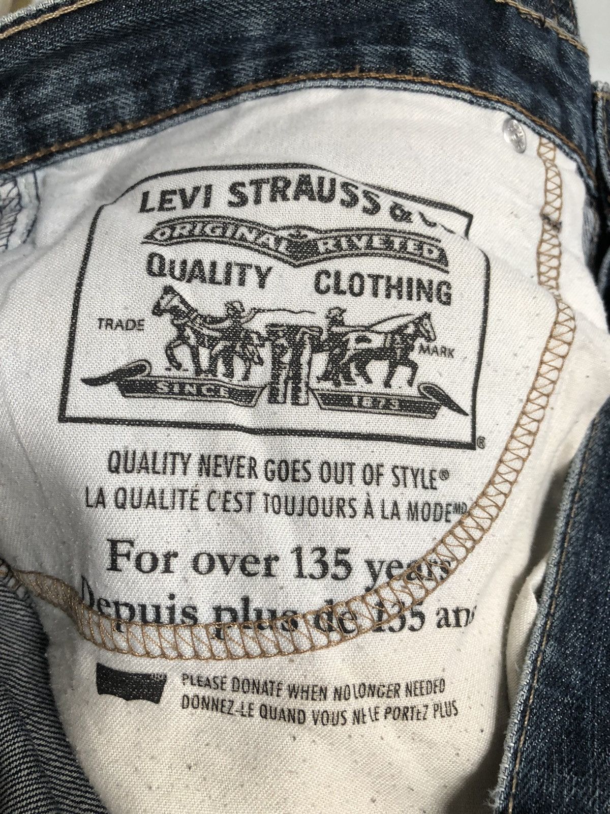 Levi's × Vintage Vintage Levis 514 Distressed Denim Jeans L54 Size US 34 / EU 50 - 13 Thumbnail