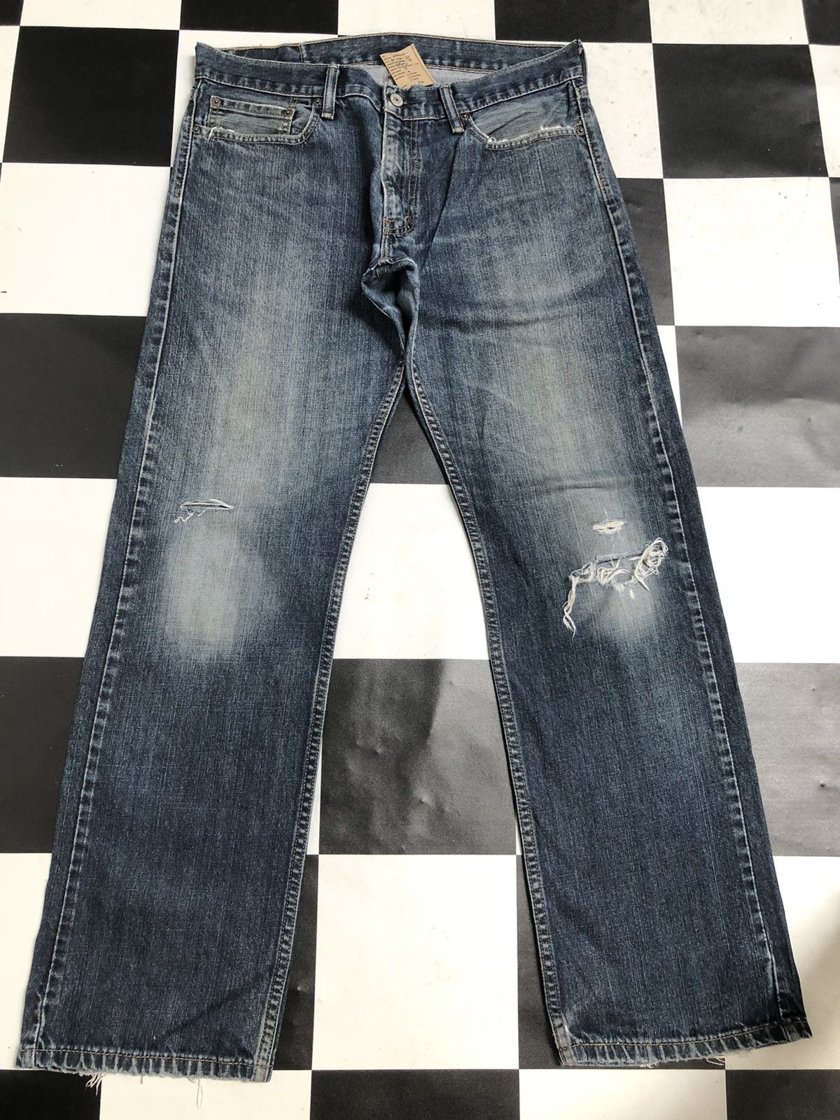 Levi's × Vintage Vintage Levis 514 Distressed Denim Jeans L54 Size US 34 / EU 50 - 1 Thumbnail