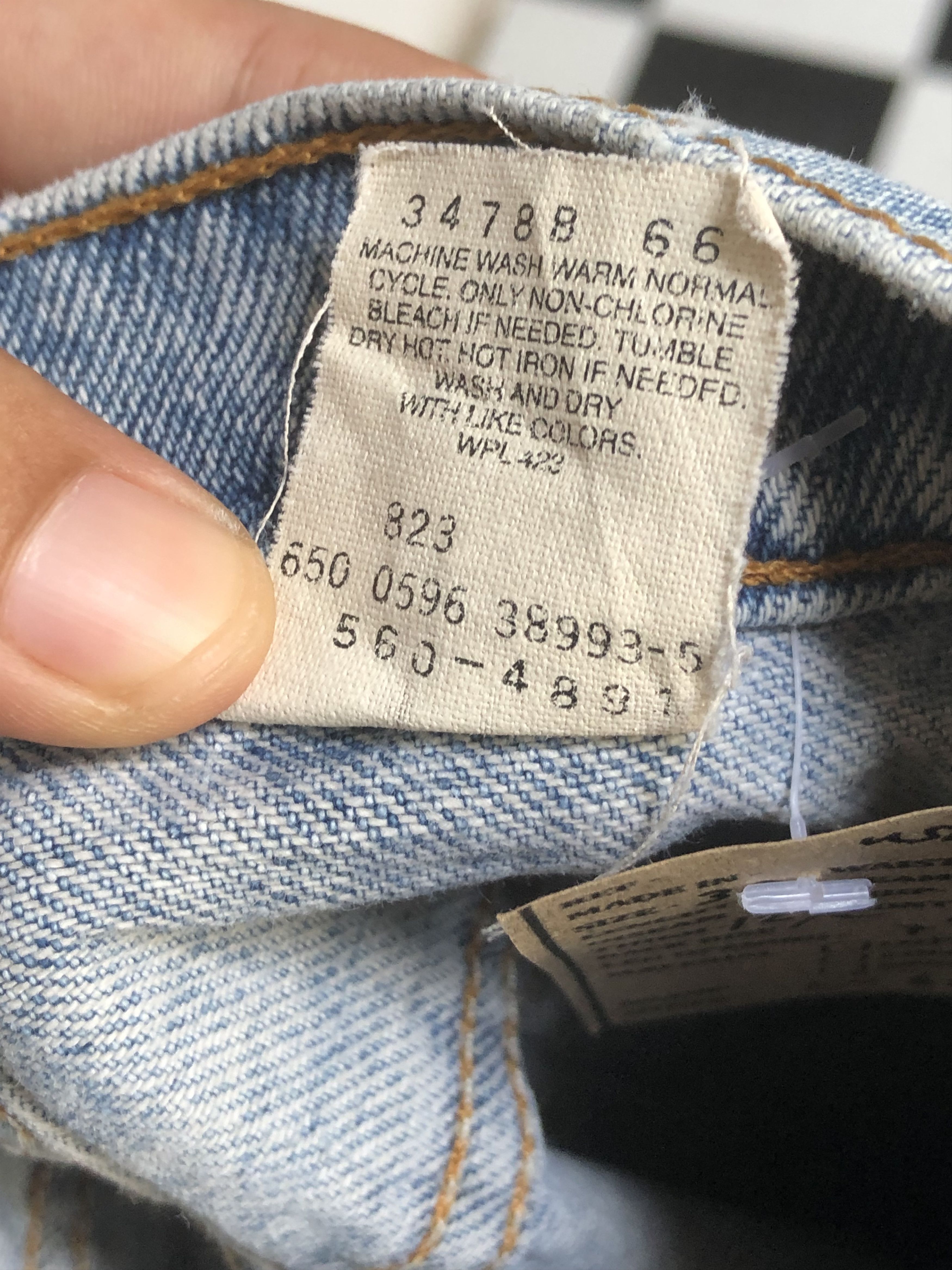 Levi's × Vintage Vintage 90's Levis 560 Distressed Denim Jeans L600 Size US 30 / EU 46 - 19 Thumbnail