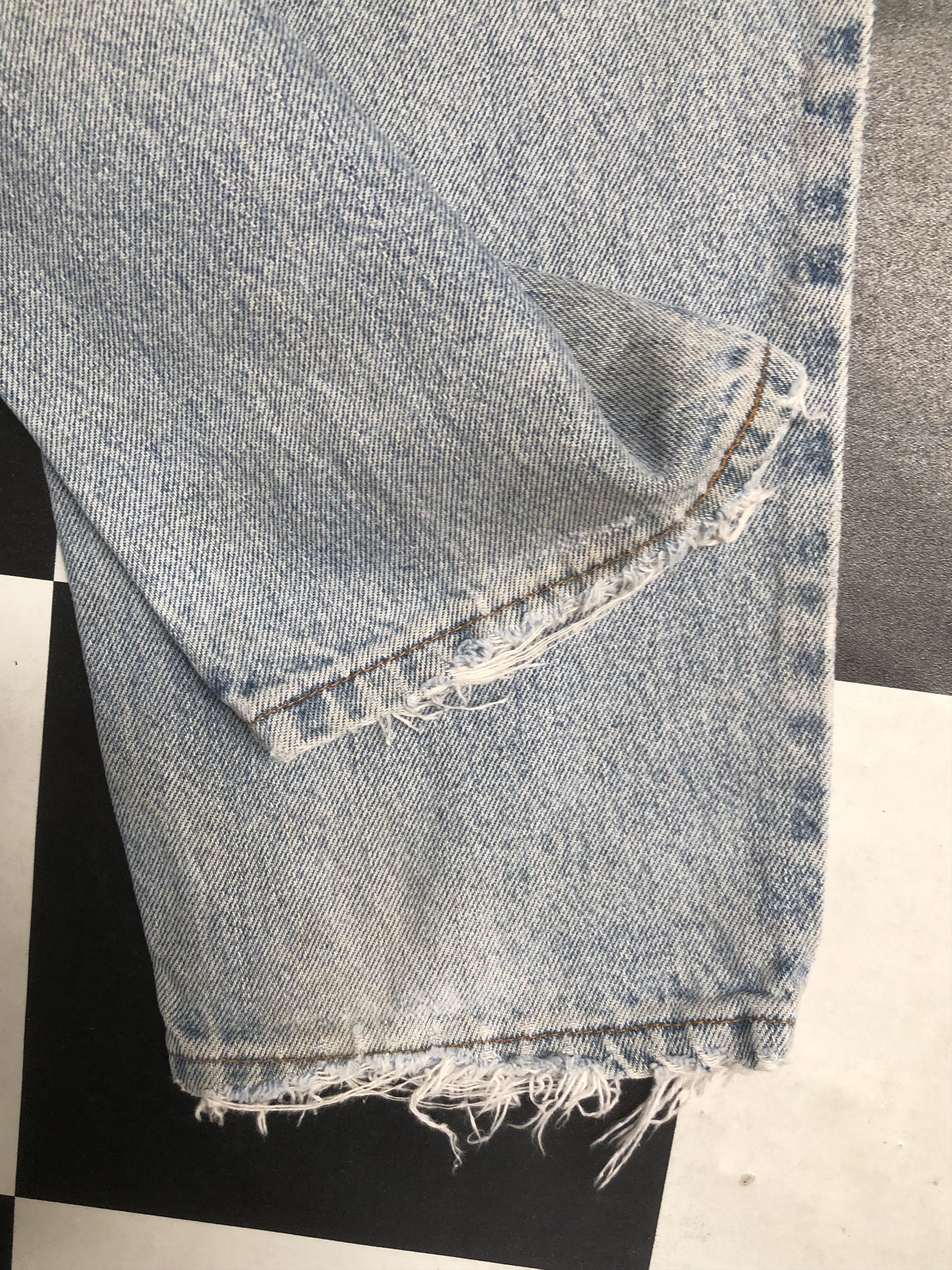 Levi's × Vintage Vintage 90's Levis 560 Distressed Denim Jeans L600 Size US 30 / EU 46 - 9 Thumbnail
