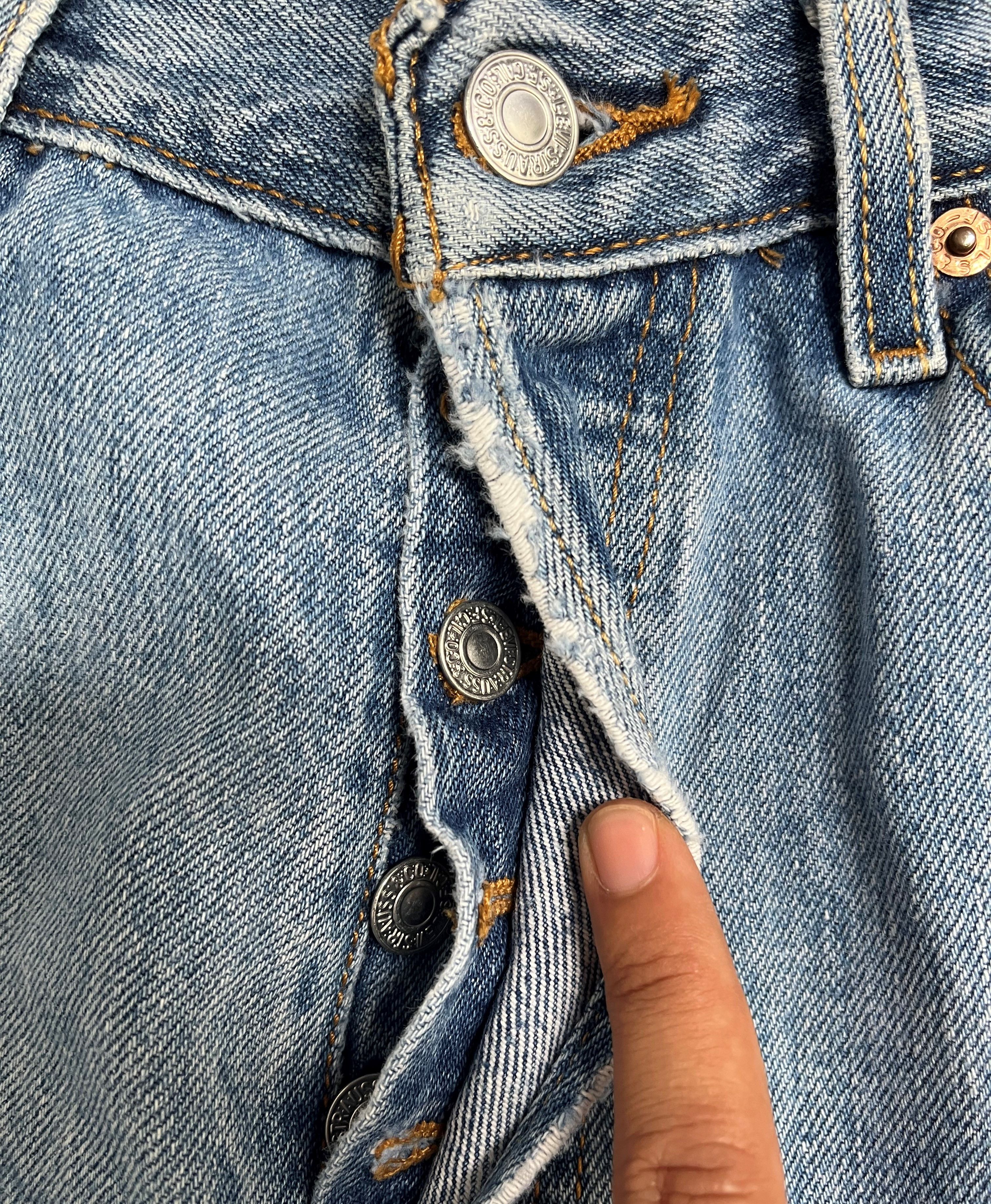 Levi's × Vintage Vintage Levis 501 Distressed Denim Jeans L96 Size US 32 / EU 48 - 7 Thumbnail