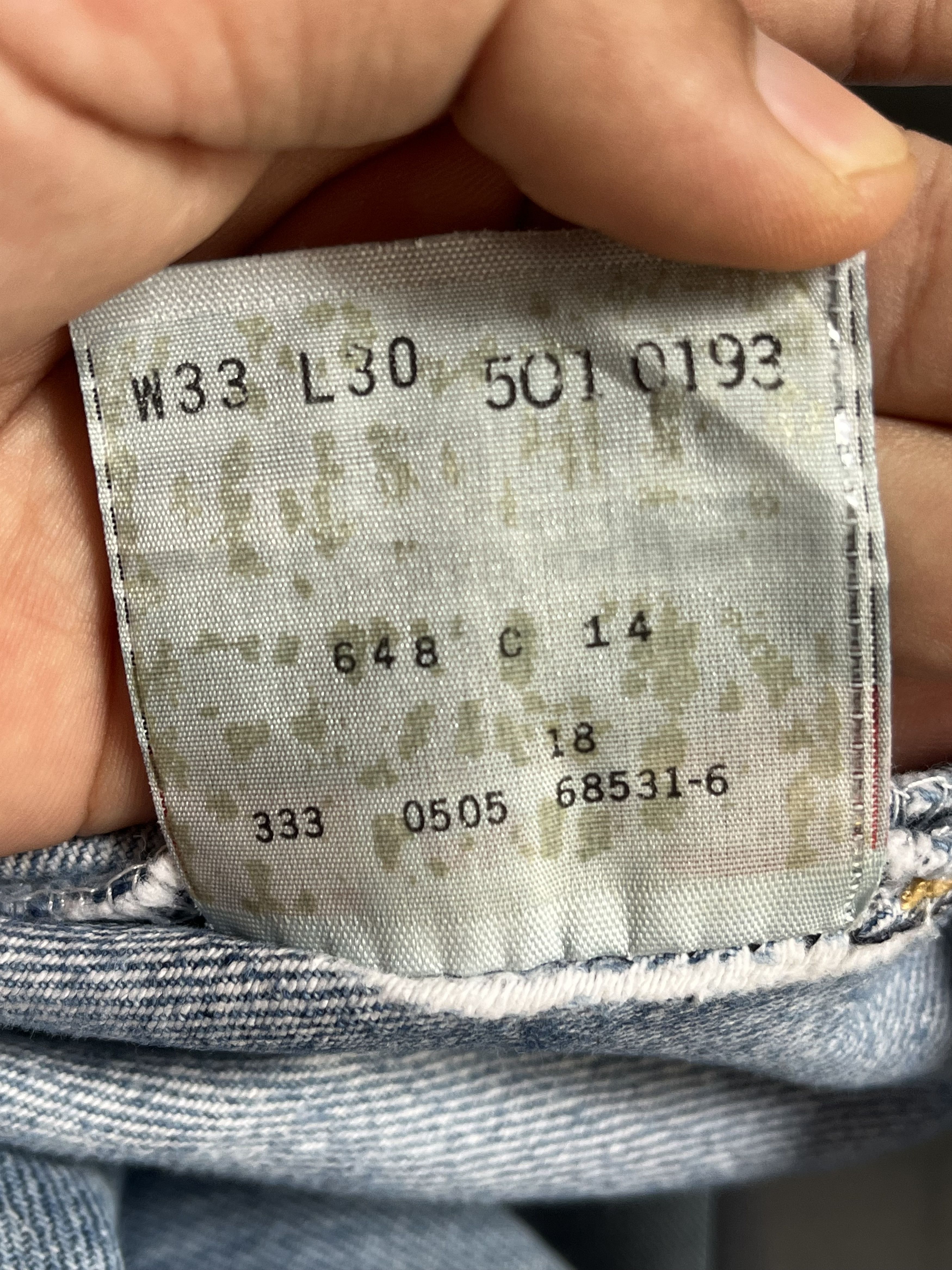 Levi's × Vintage Vintage Levis 501 Distressed Denim Jeans L96 Size US 32 / EU 48 - 13 Thumbnail